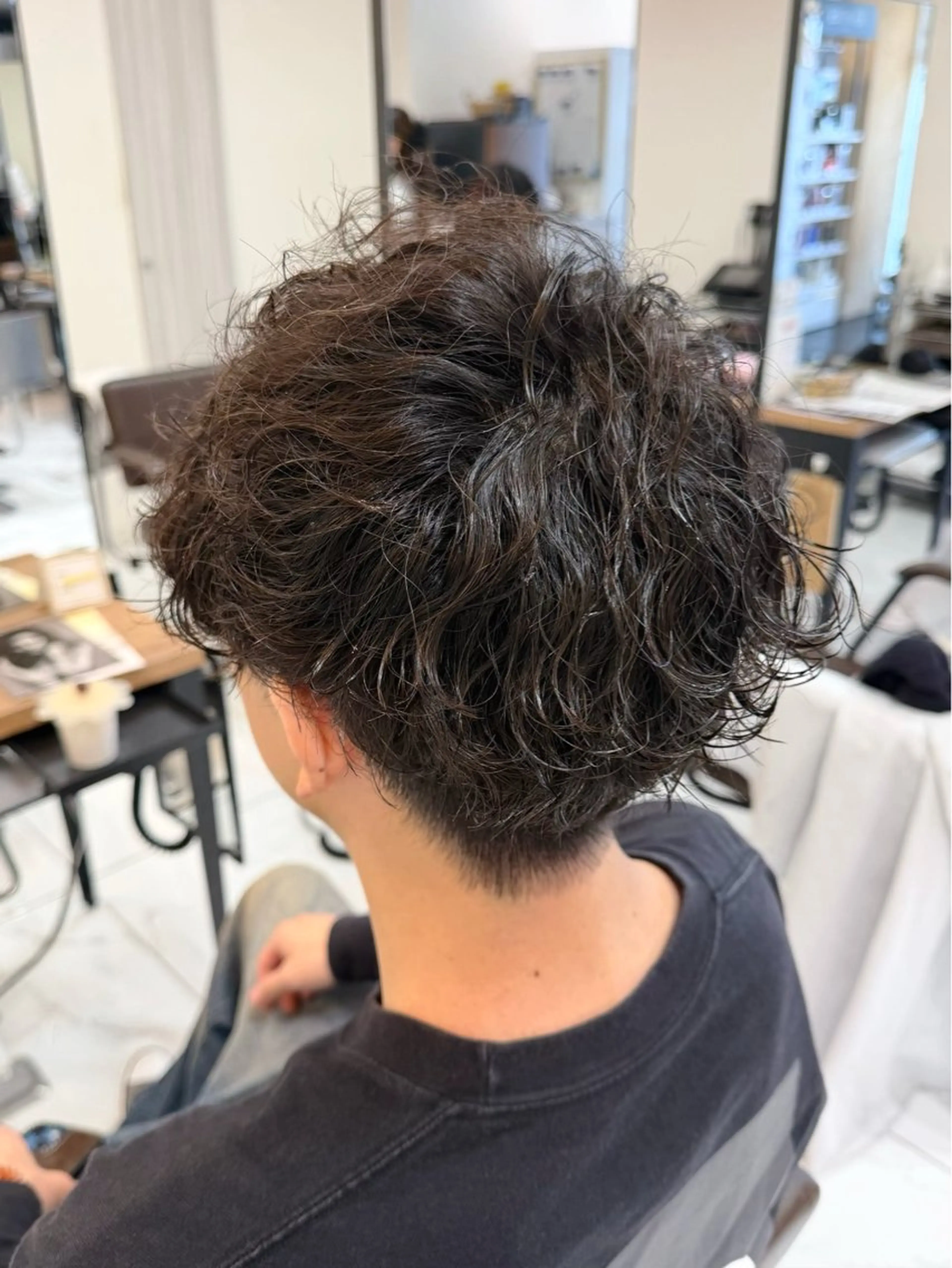 パーマ メンズ 八木菜美 似合わせ/ニュアンスのヘアスタイル