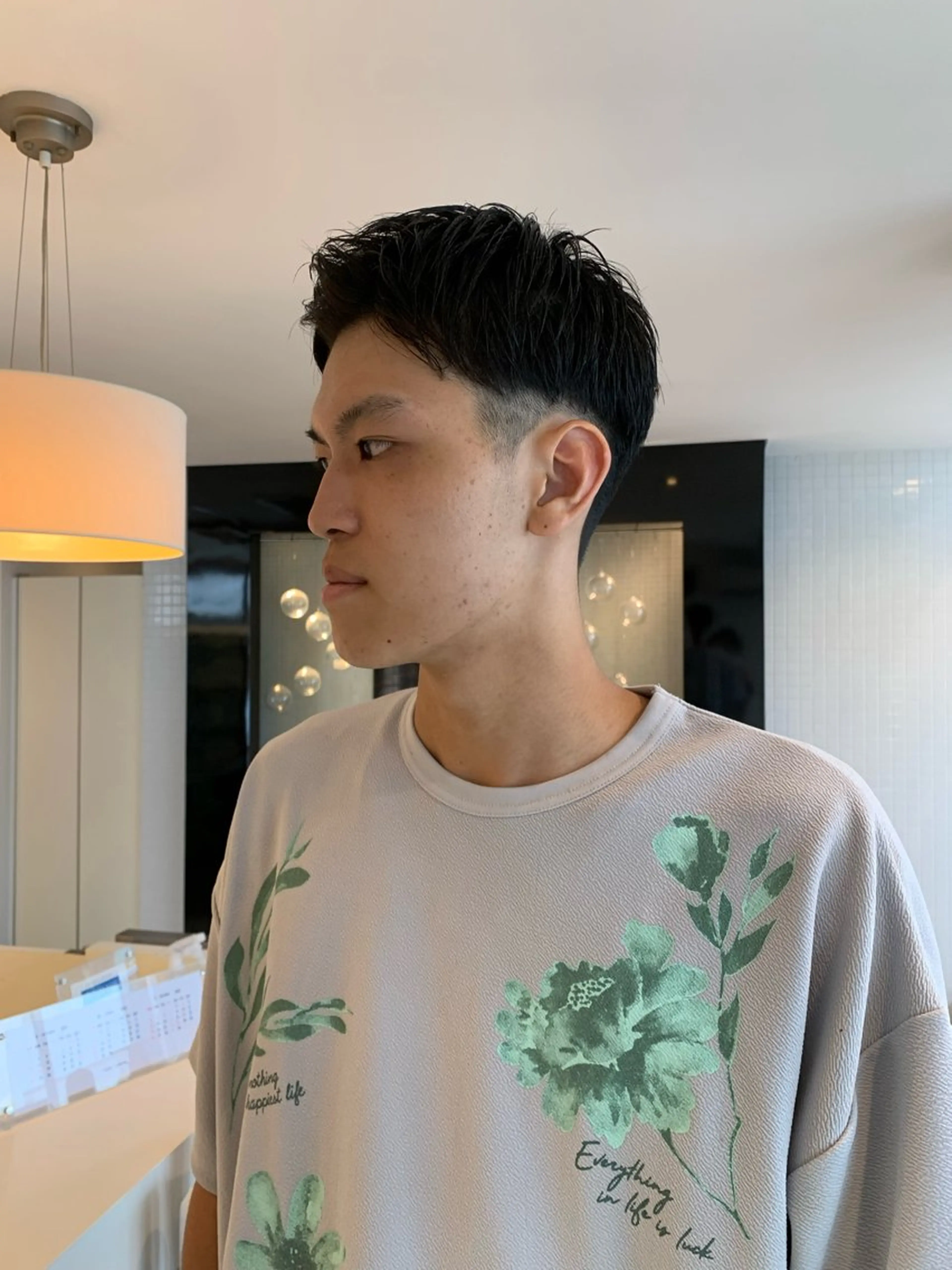 メンズ 名竹聖治/透明感 カラー/縮毛矯正のヘアスタイル