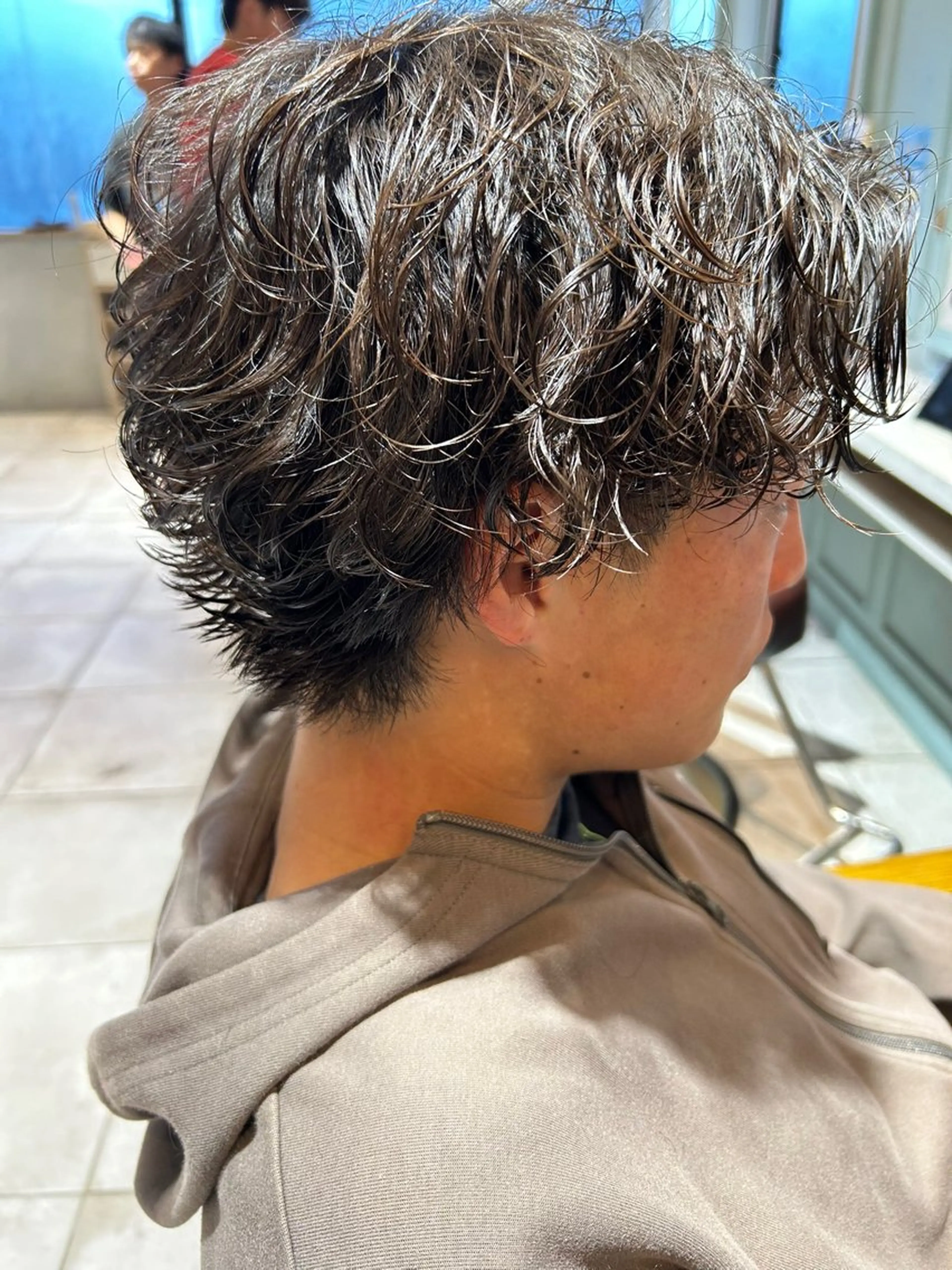 パーマ スパイラルパーマ 深田 幸暉のヘアスタイル