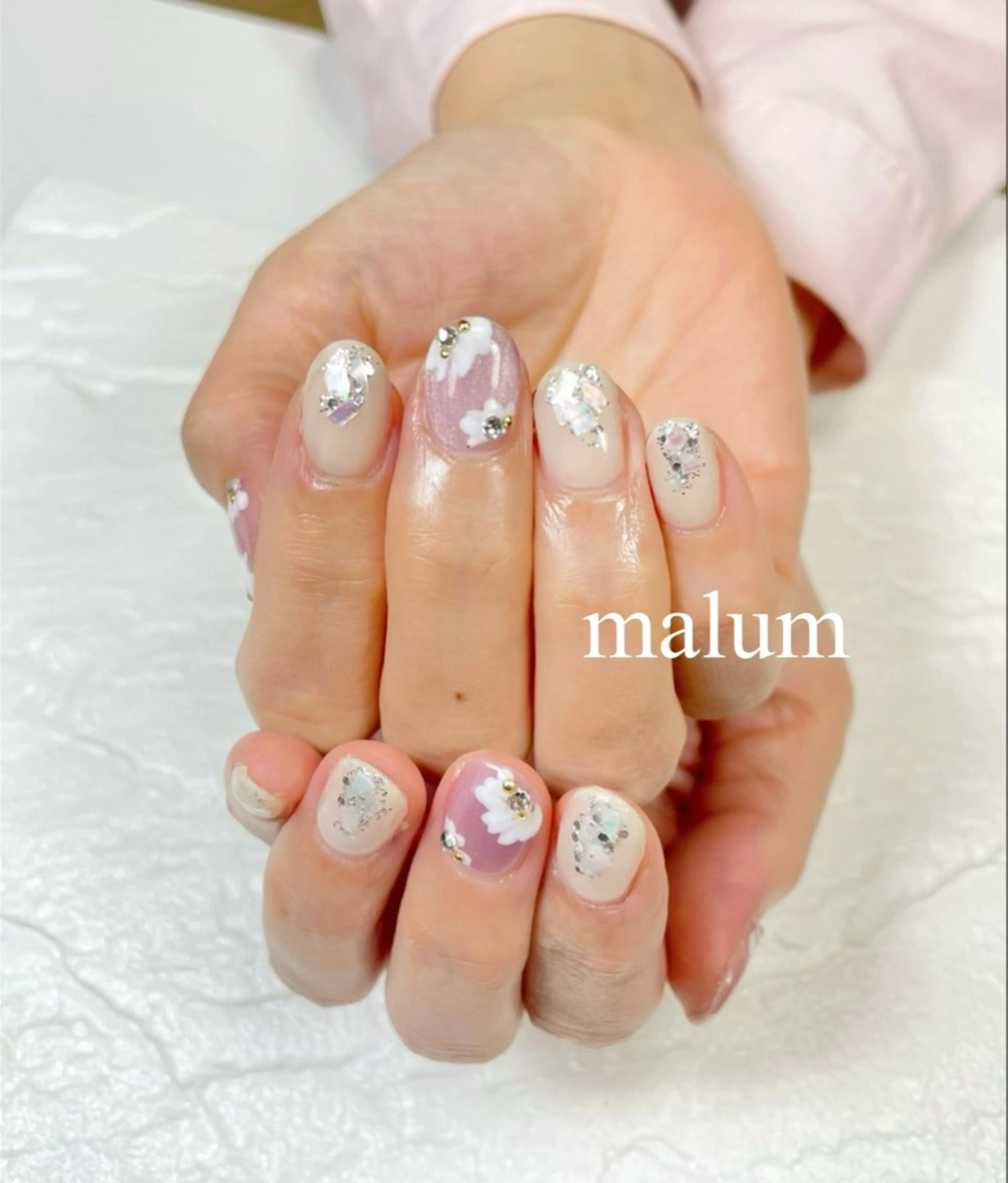 ネイル ハンドネイル malum nailのネイルデザイン