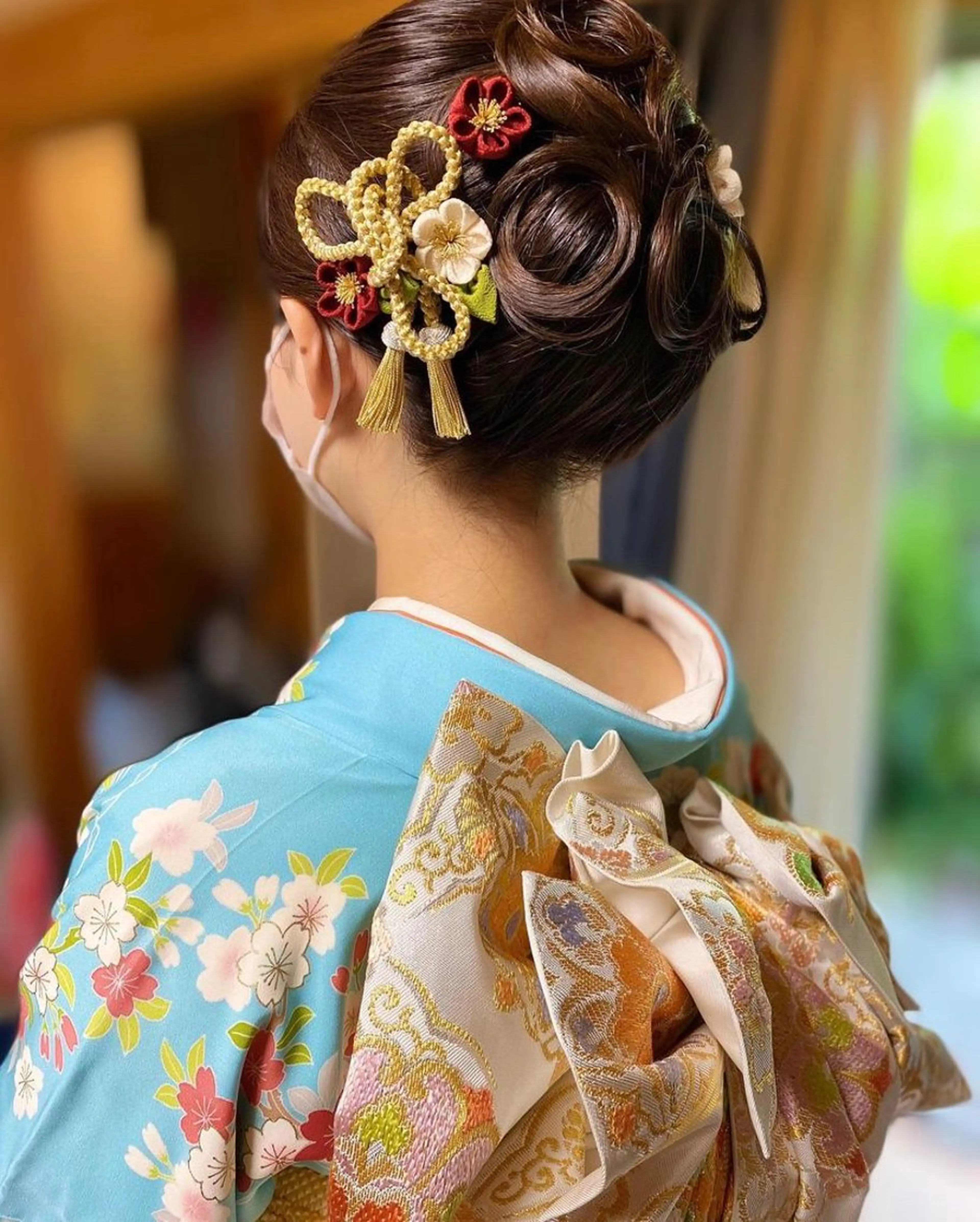 ①振袖着付の写真