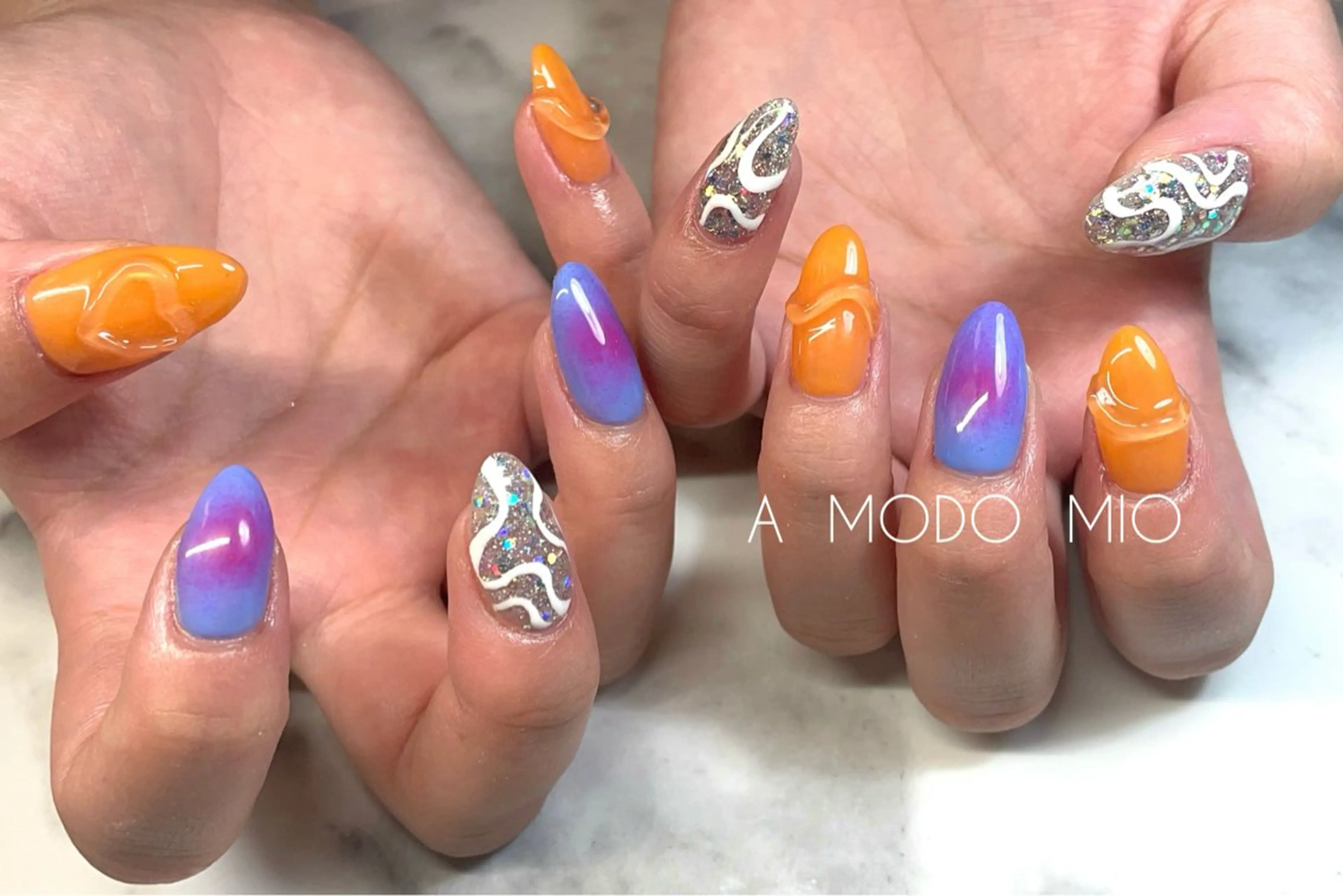 【リピーター】しっかりデザイン10本アート 11000円オフ込みの写真