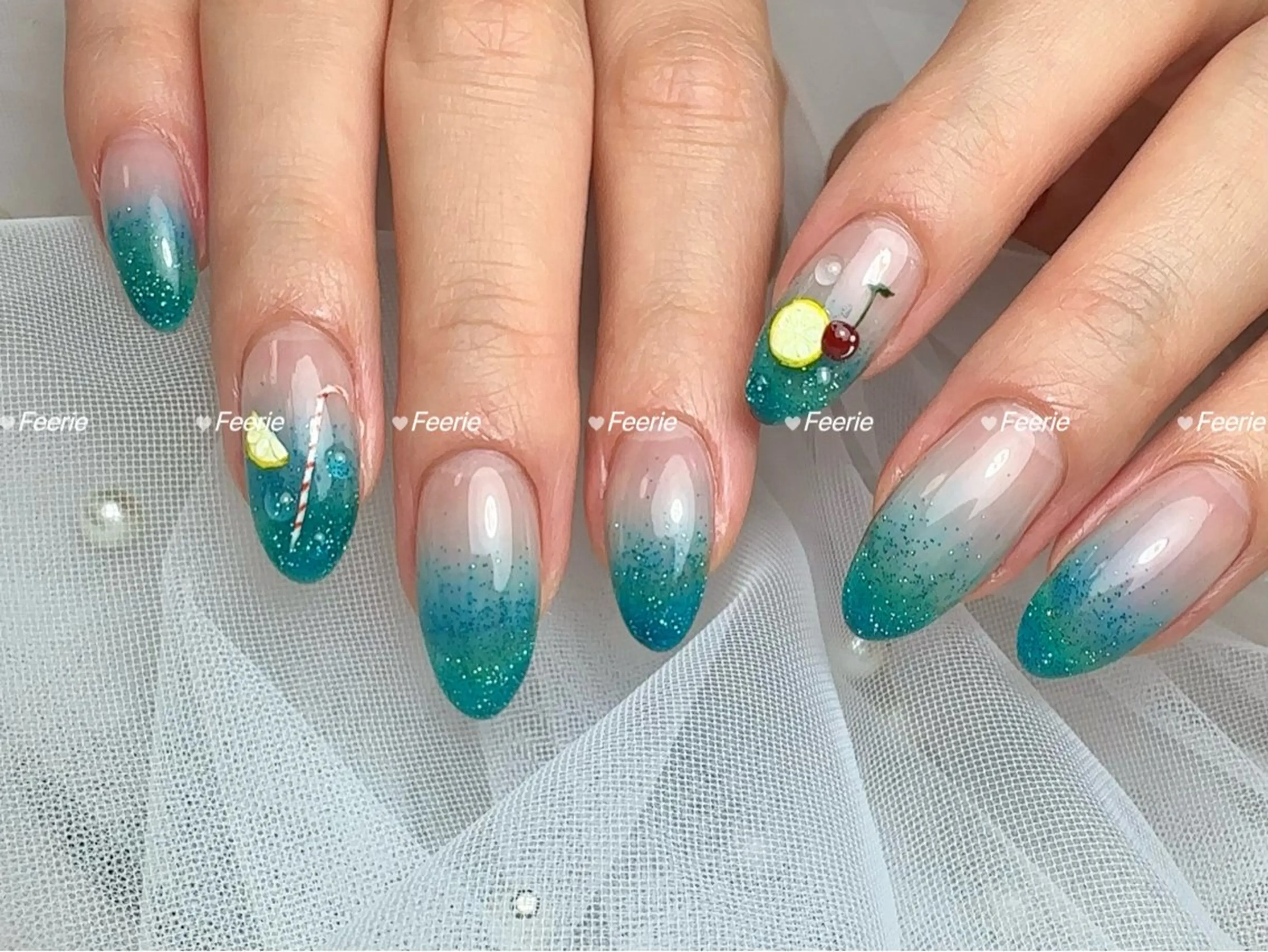 ネイル アートネイル 韓国ネイル マグネットネイル シンプルネイル ワンホンネイル ハンドネイル ハンドケア nail salon Feerieのネイルデザイン