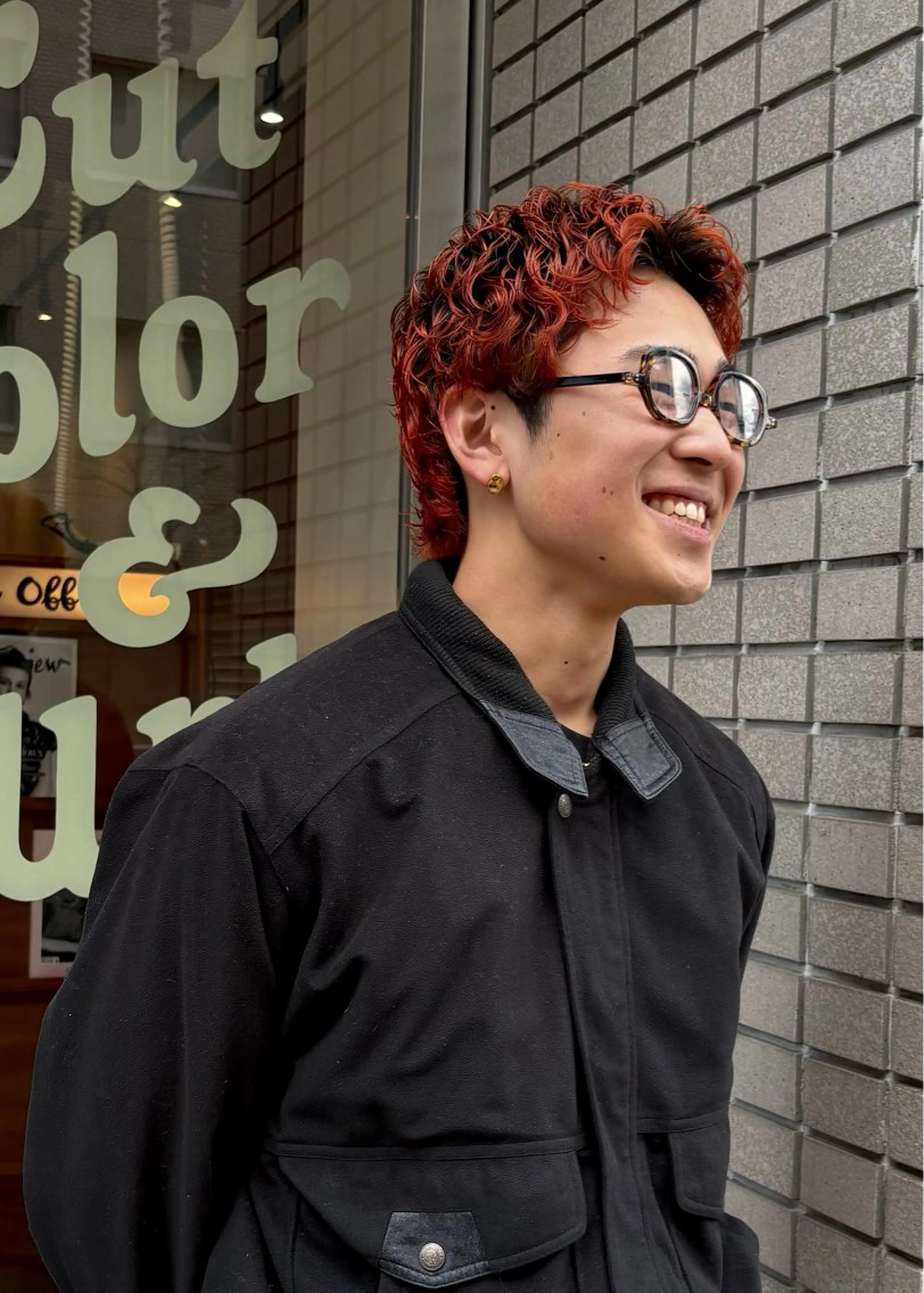 ショート パーマ メンズ SASAnagano 堀内未梨のヘアスタイル