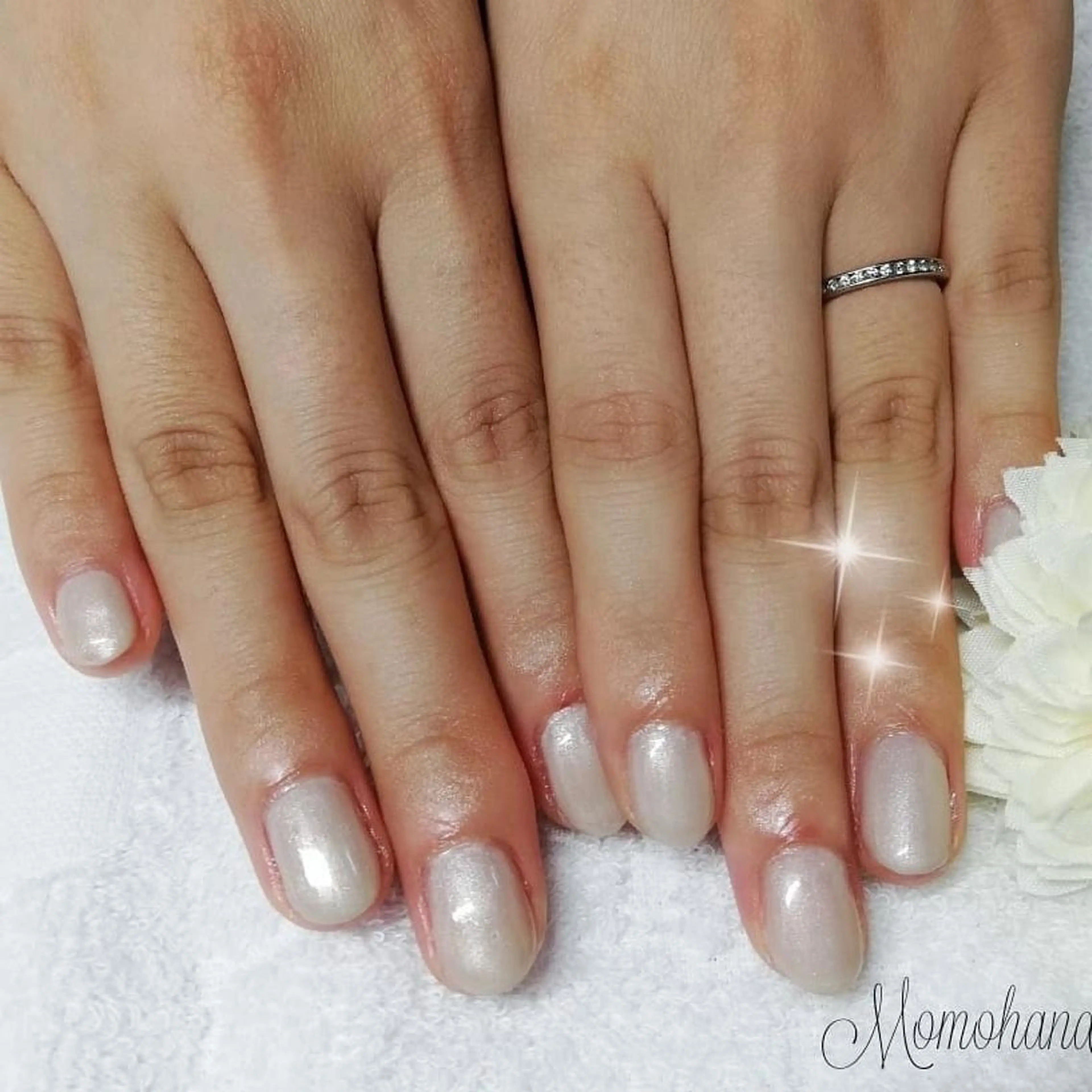 ネイル ワンカラーネイル momohana  のネイルデザイン