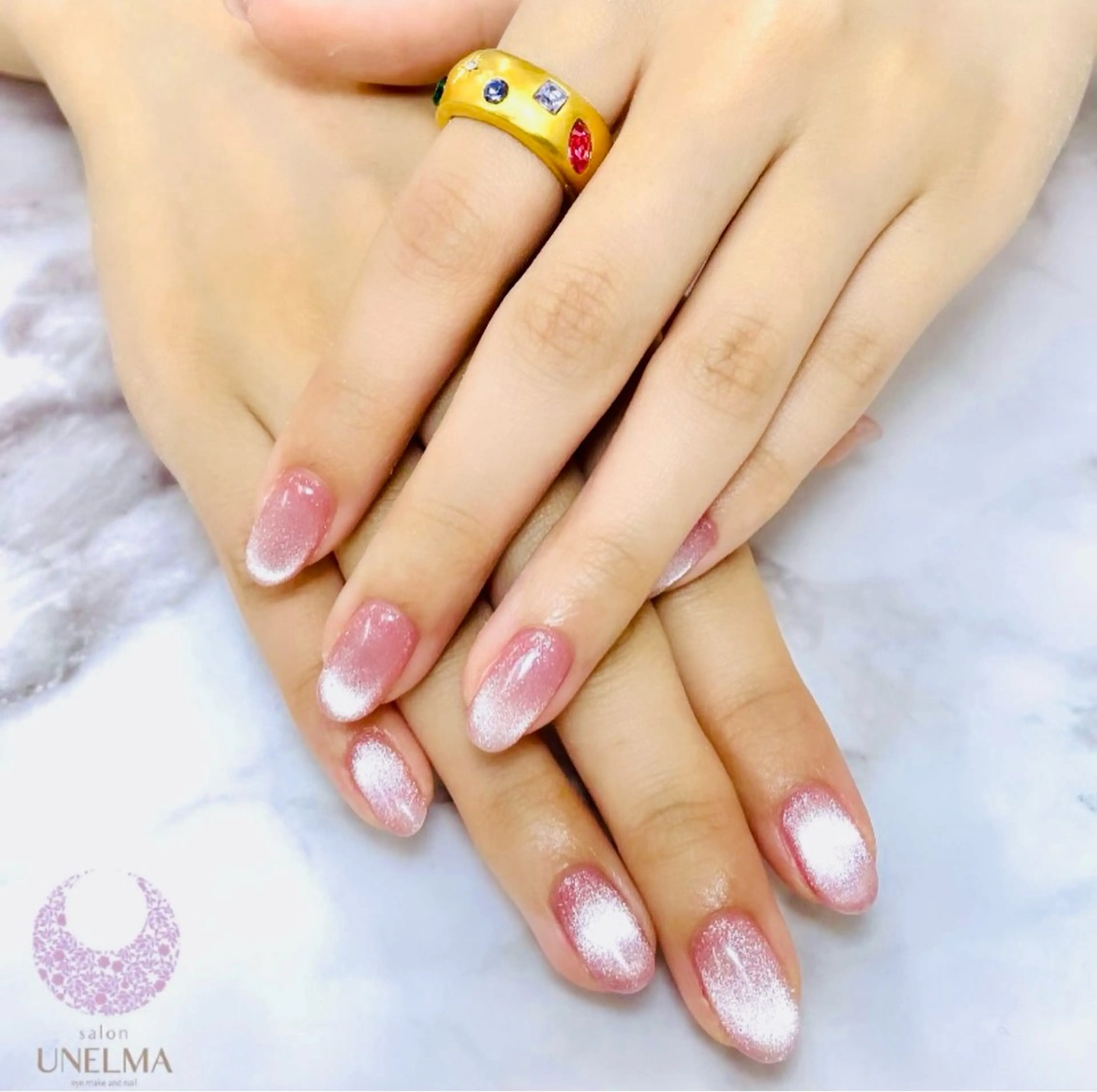 ネイル マグネットネイル 松井　遥 りとるうねるま所属のネイルデザイン