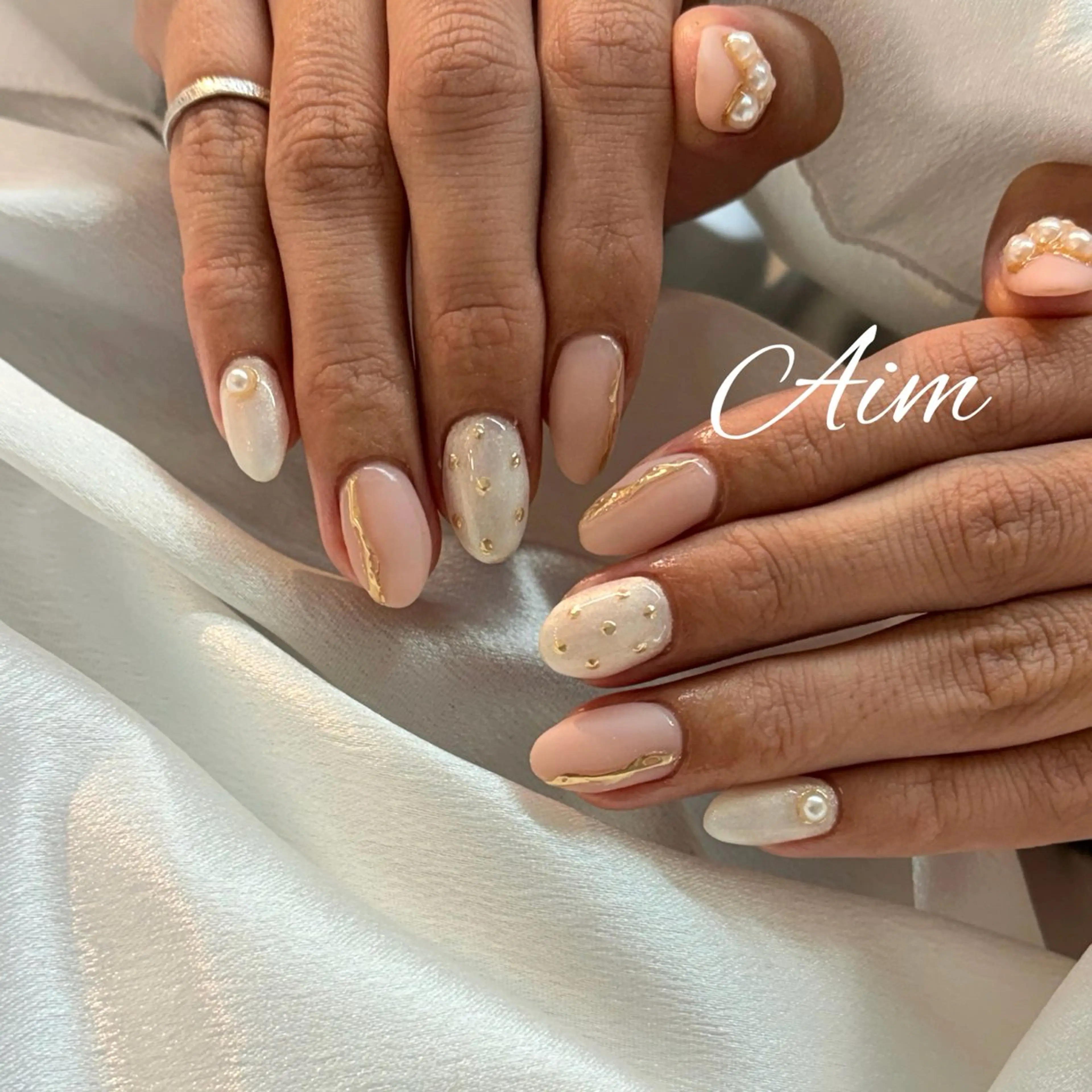 ネイル ハンドネイル Aim🌿 kanaのネイルデザイン