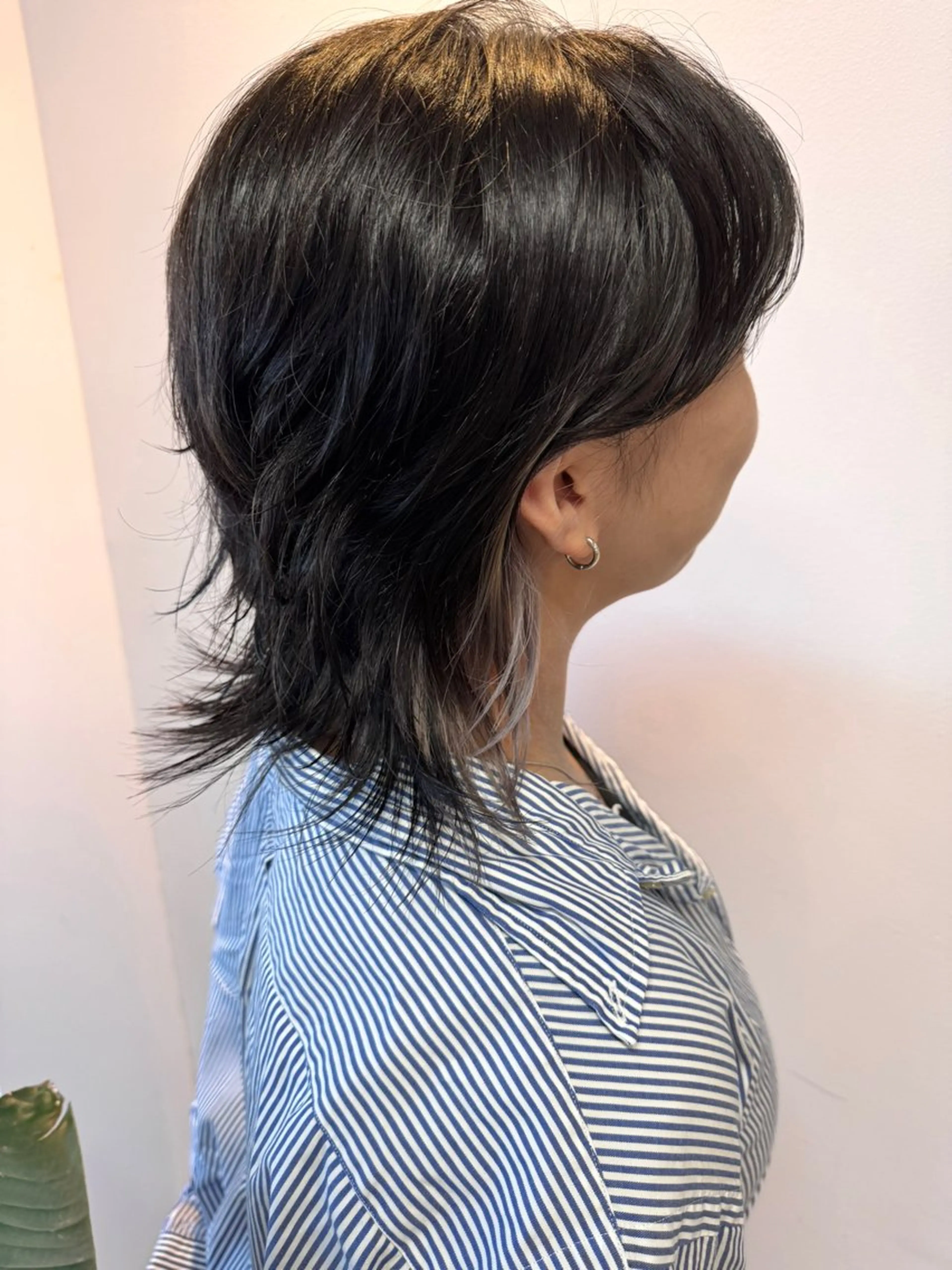 ミディアム カラー ヘアカラー 透け感/ハイトーン/ レイヤー/小山田のヘアスタイル