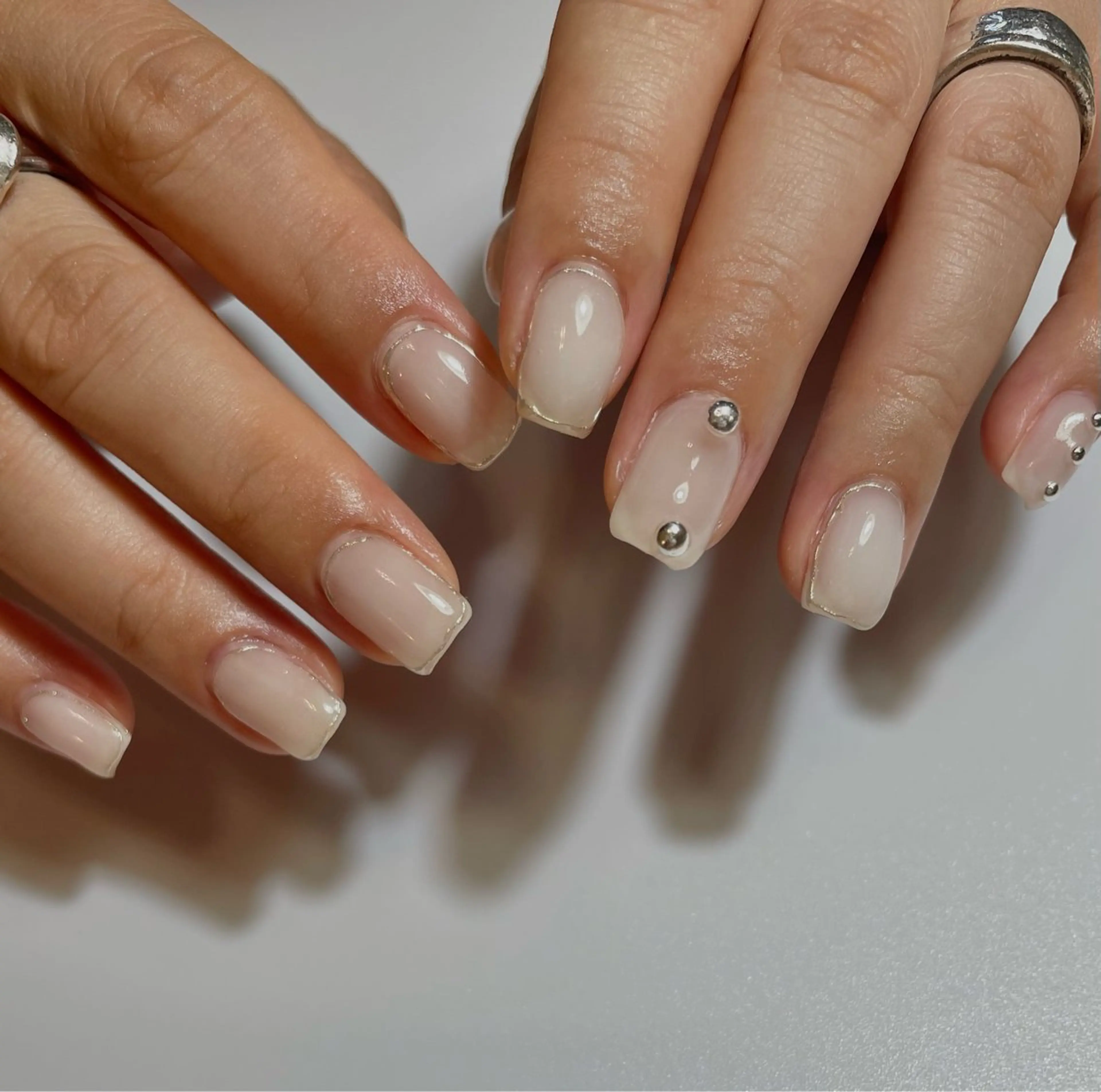 ネイル ニュアンスネイル ハンドネイル ネイリスト Nanaのネイルデザイン