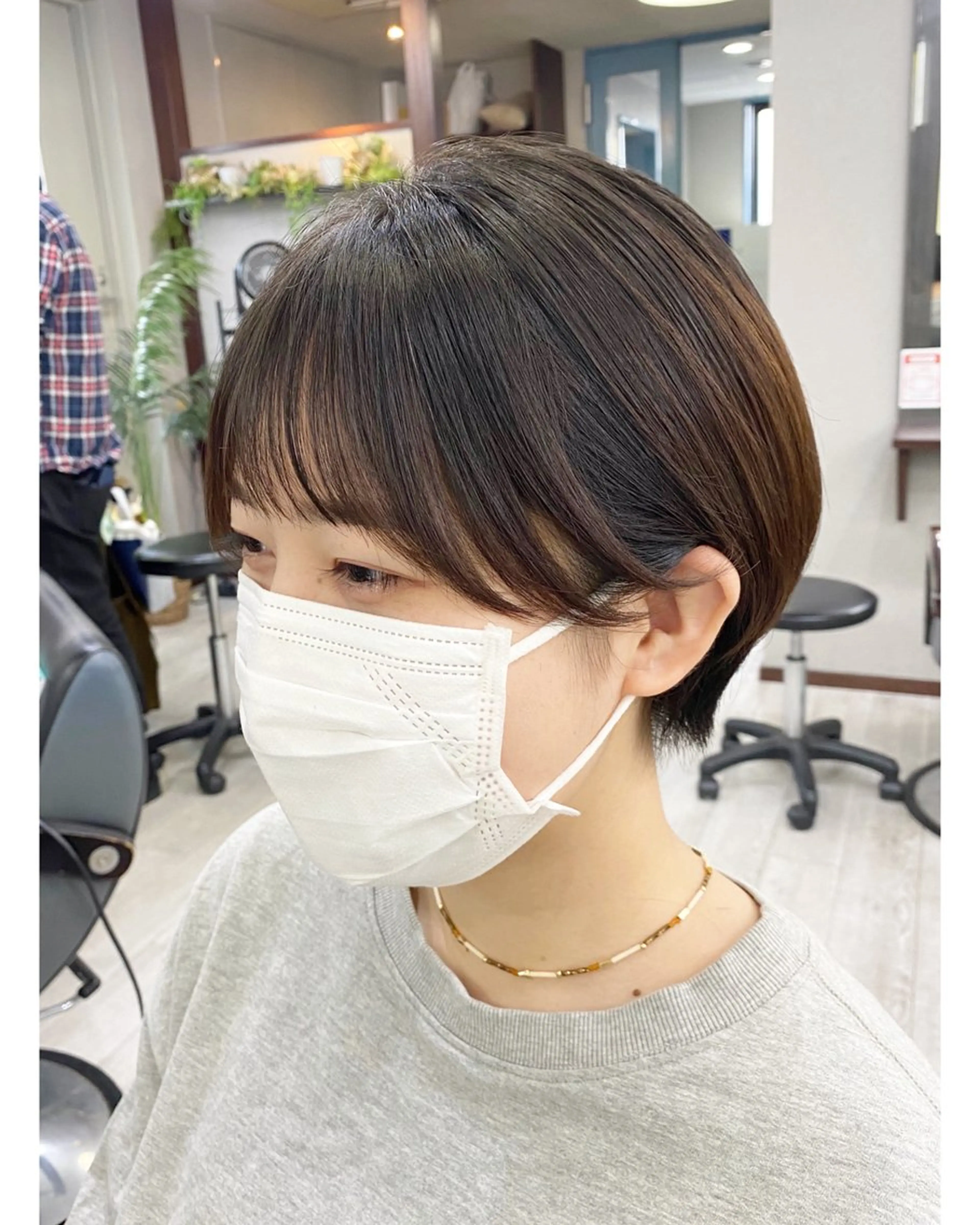 ショート カラー ショートヘア ＊横浜駅＊ 金子 誠也のヘアスタイル