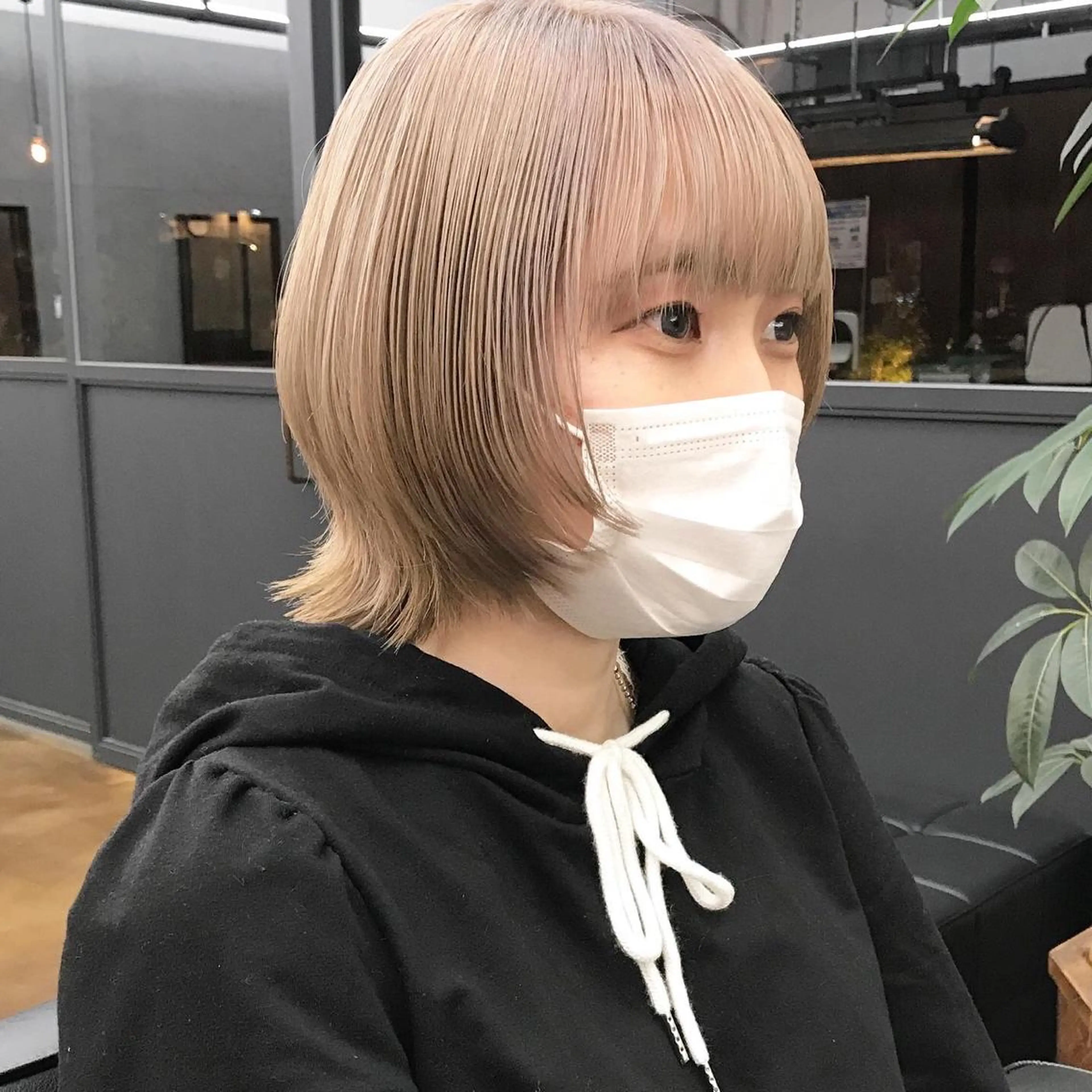 ショート カラー メンズ メンズウルフカット ベージュカラー ボブ ショートヘア ウルフカット カット ヘアカラー トリートメント ヘアセット ✂︎ウルフ・ショート ✂︎MIKUNIのヘアスタイル