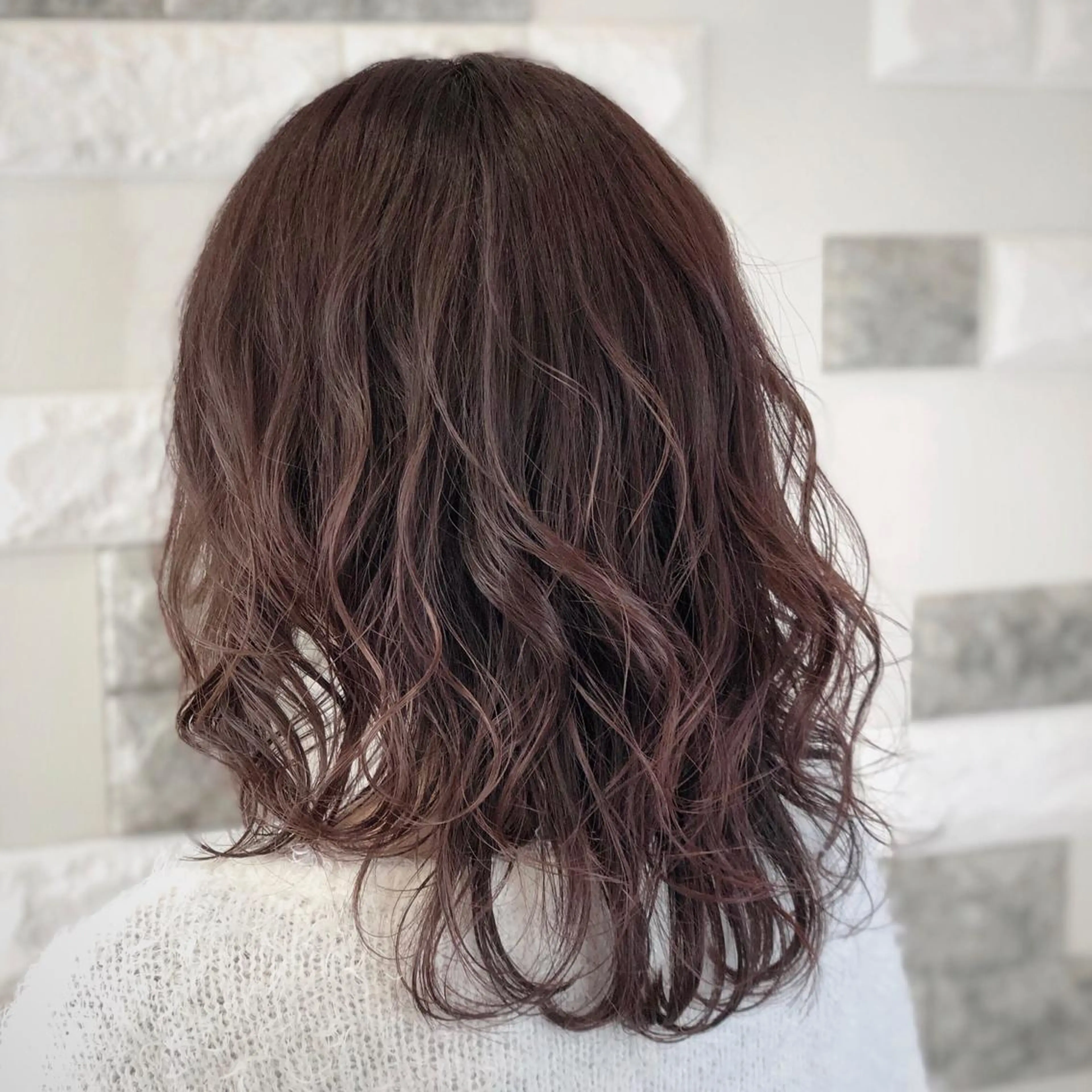 セミロング カラー ブリーチ ブリーチなしカラー ピンクカラー ヘアカラー これた🧸ヘアメ職人 ♡髪質改善♡カラーのヘアスタイル