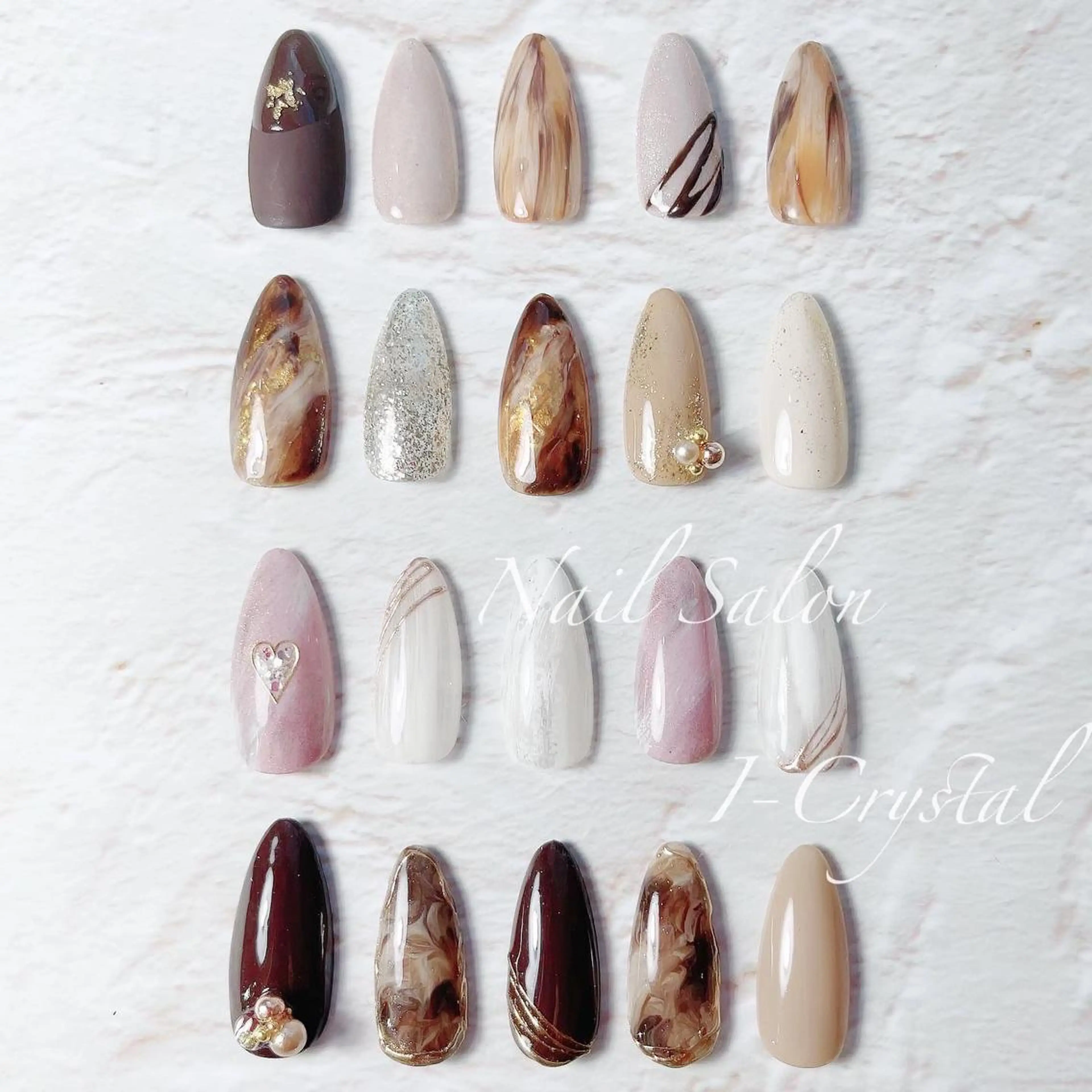 ネイル ニュアンスネイル バレンタイン NailSalon  I-Crystal所属・中村 郁美のネイルデザイン