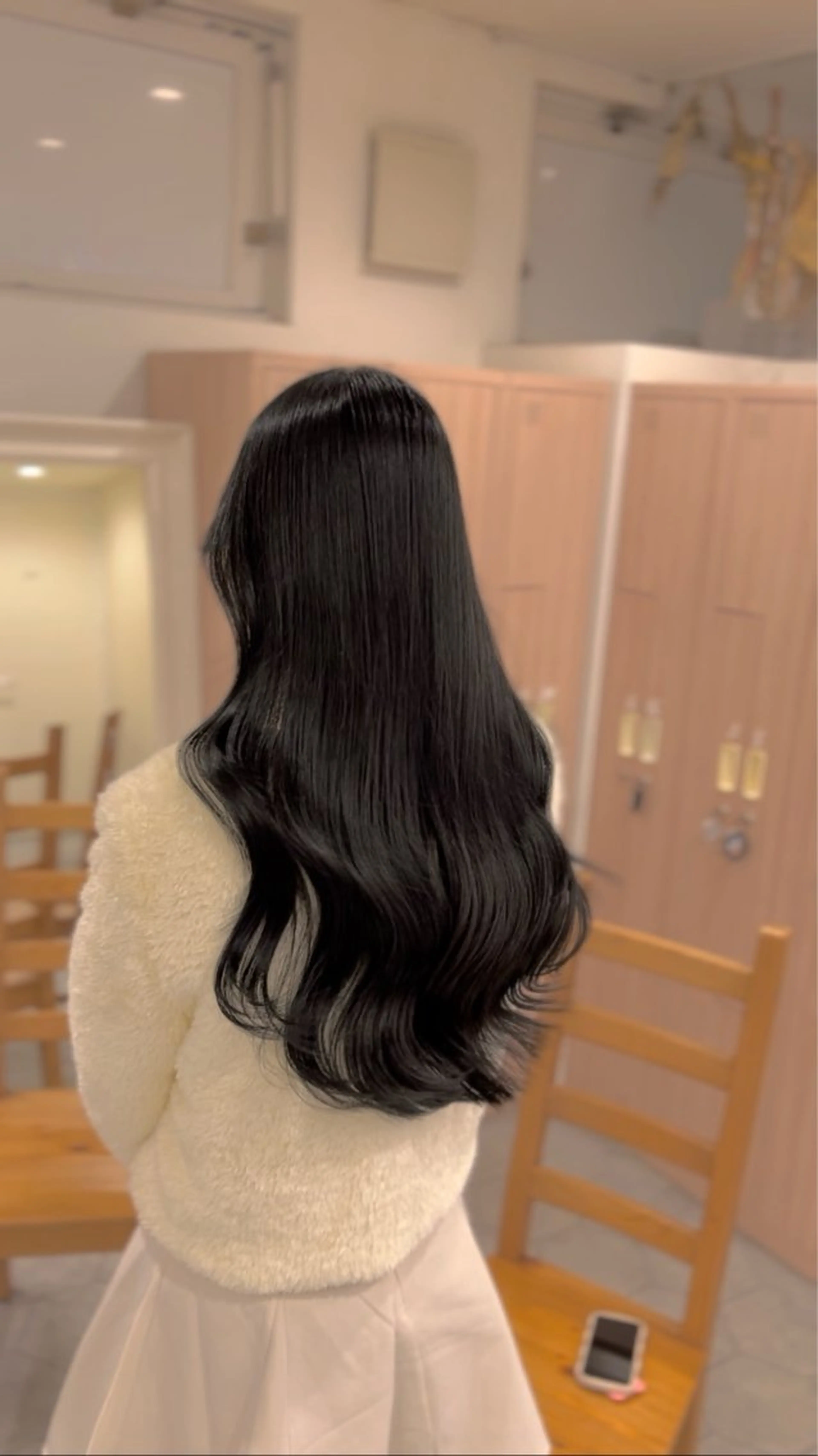 ロング カラー シールエクステ ブリーチ 透明感カラー ダブルカラー ブリーチなしカラー 韓国風・ブリーチなし ・あり後藤 一斗店長のヘアスタイル