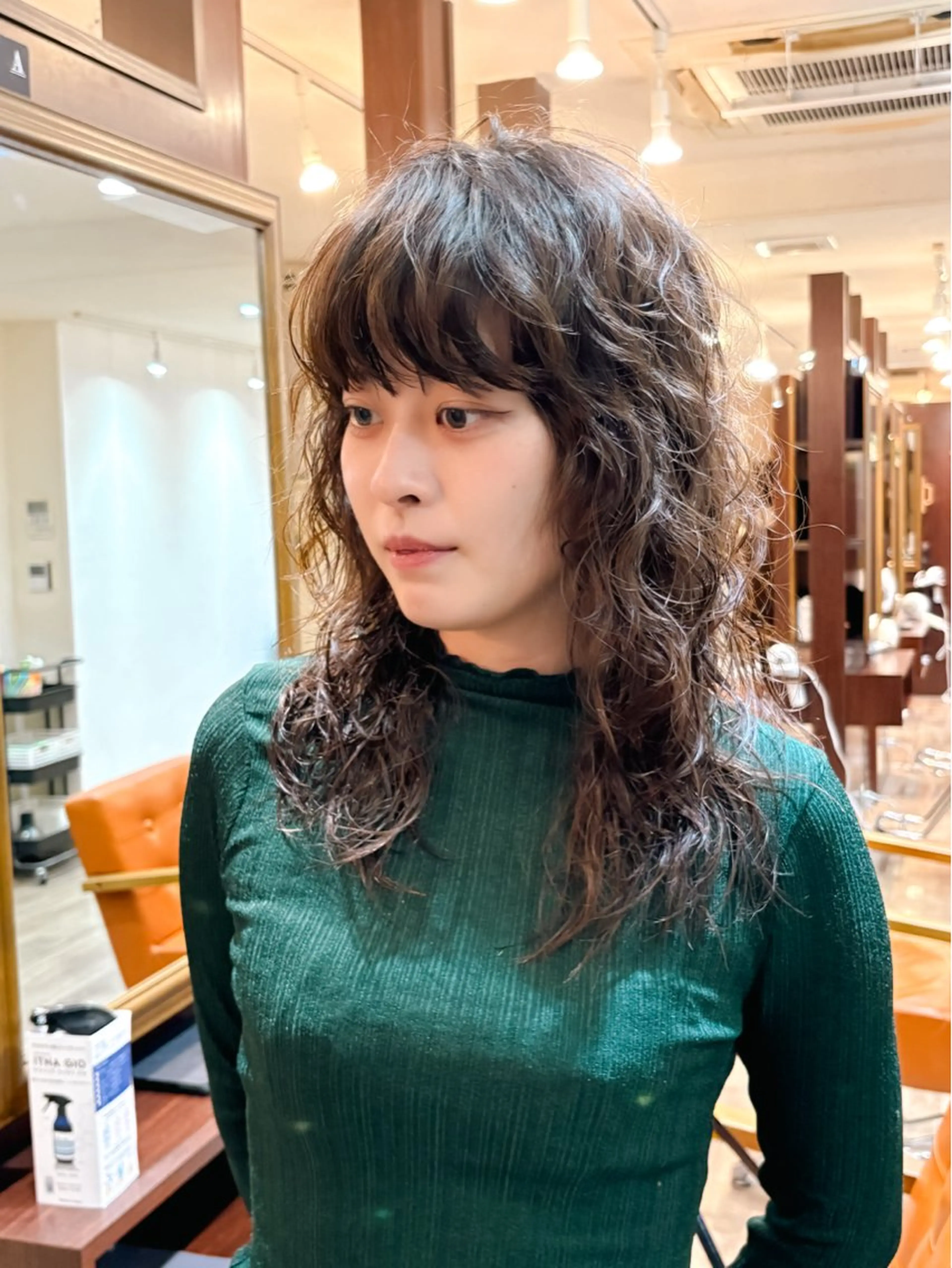 セミロング パーマ カット パーマ トリートメント enVOGUE🌀 宮本泰周のヘアスタイル