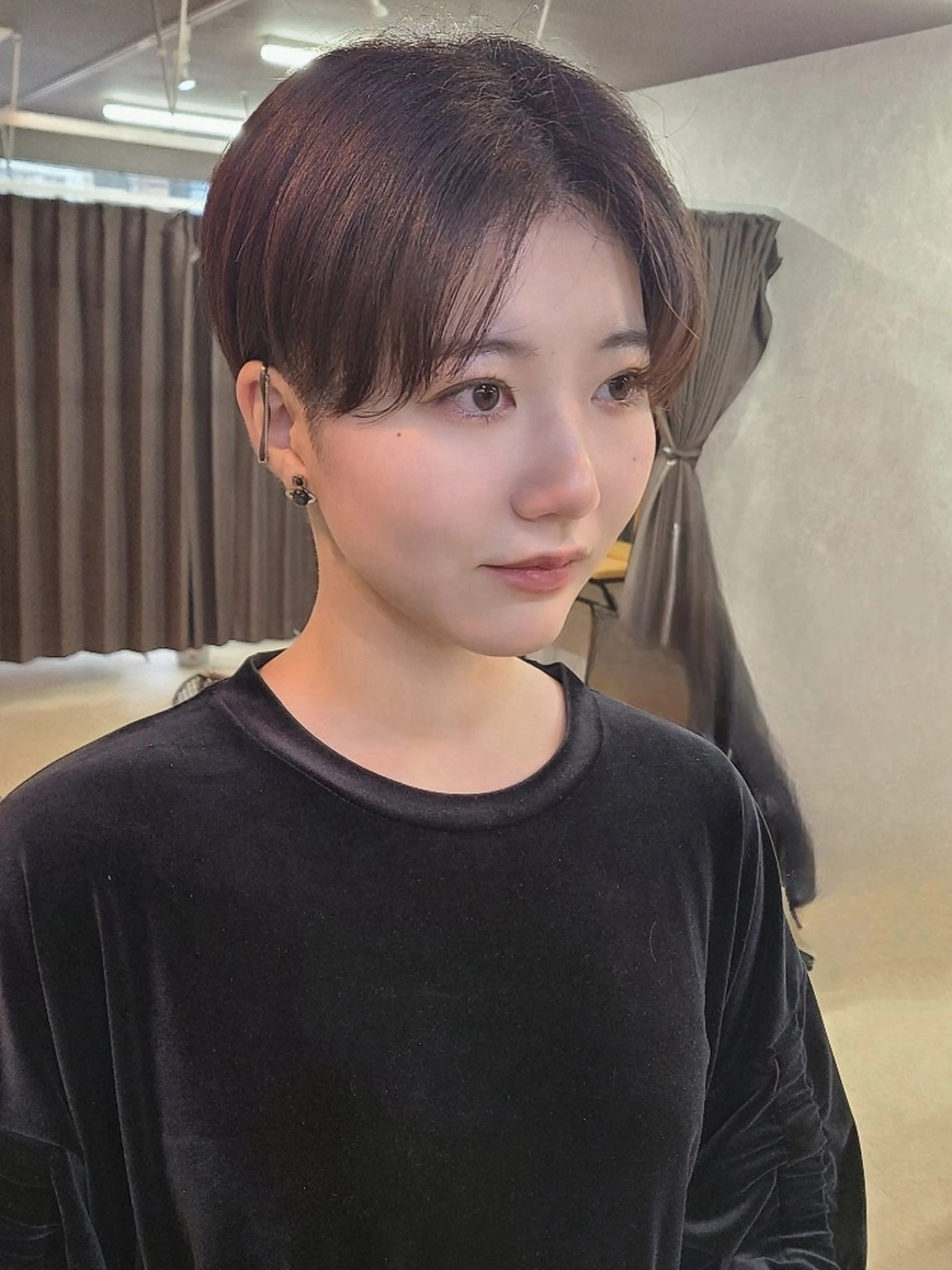 ショート ショートヘア 西田 理沙のヘアスタイル