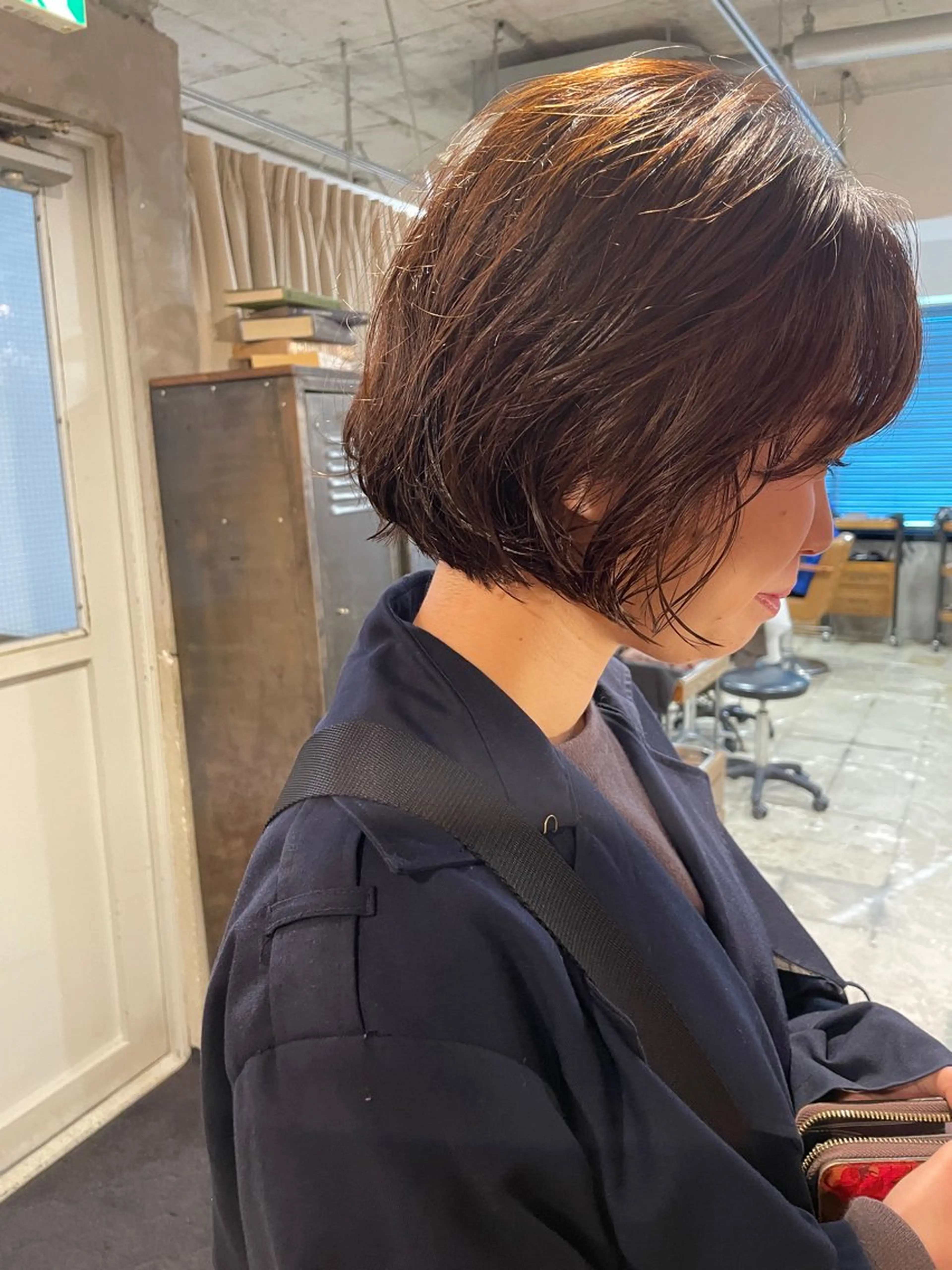 ショート ボブ カット ヘッドスパ さの あやねのヘアスタイル