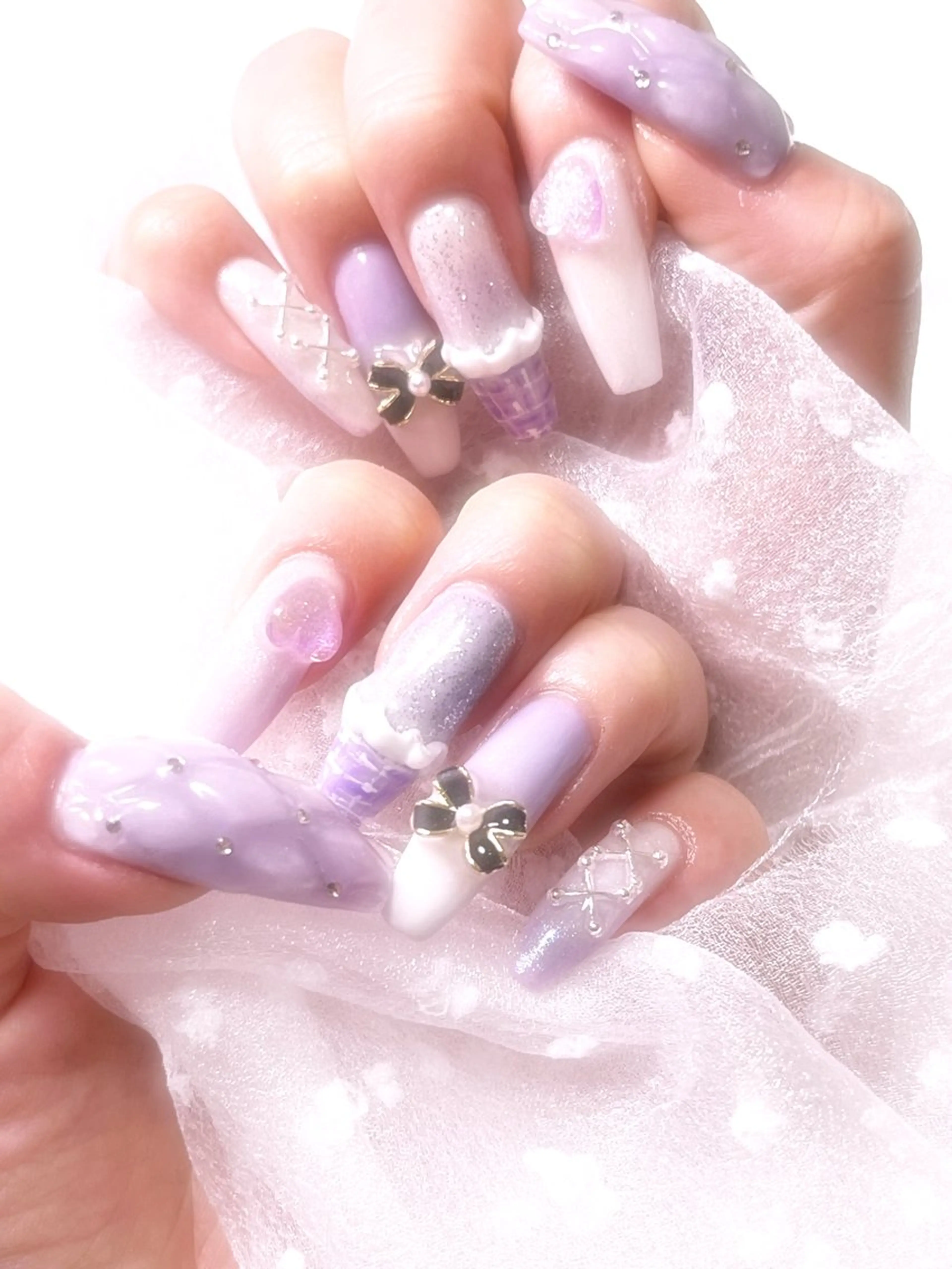 ネイル 長さ出し スカルプネイル plaisir プレジールネイルのネイルデザイン