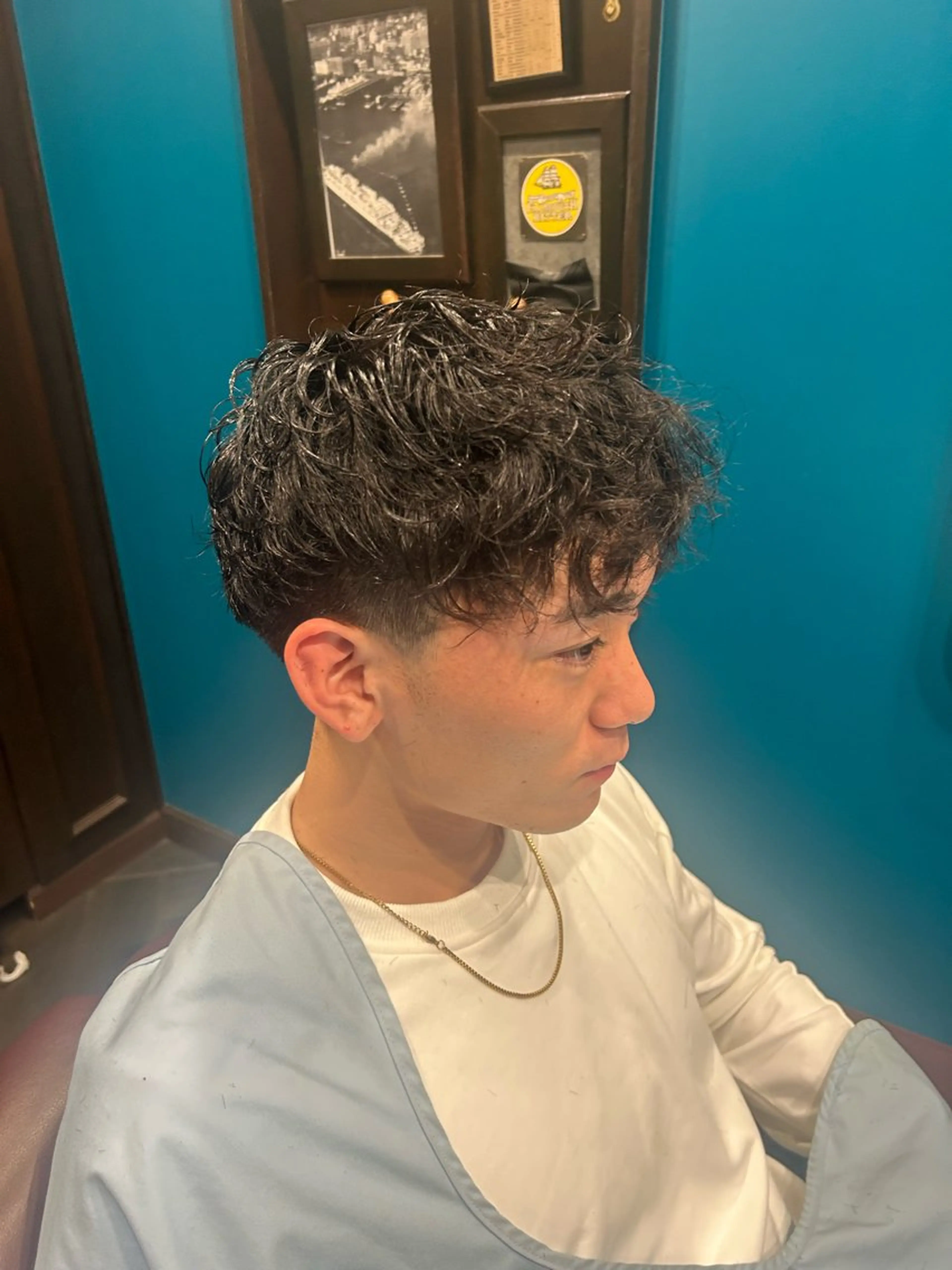 ミディアム 雫石 憲資のヘアスタイル