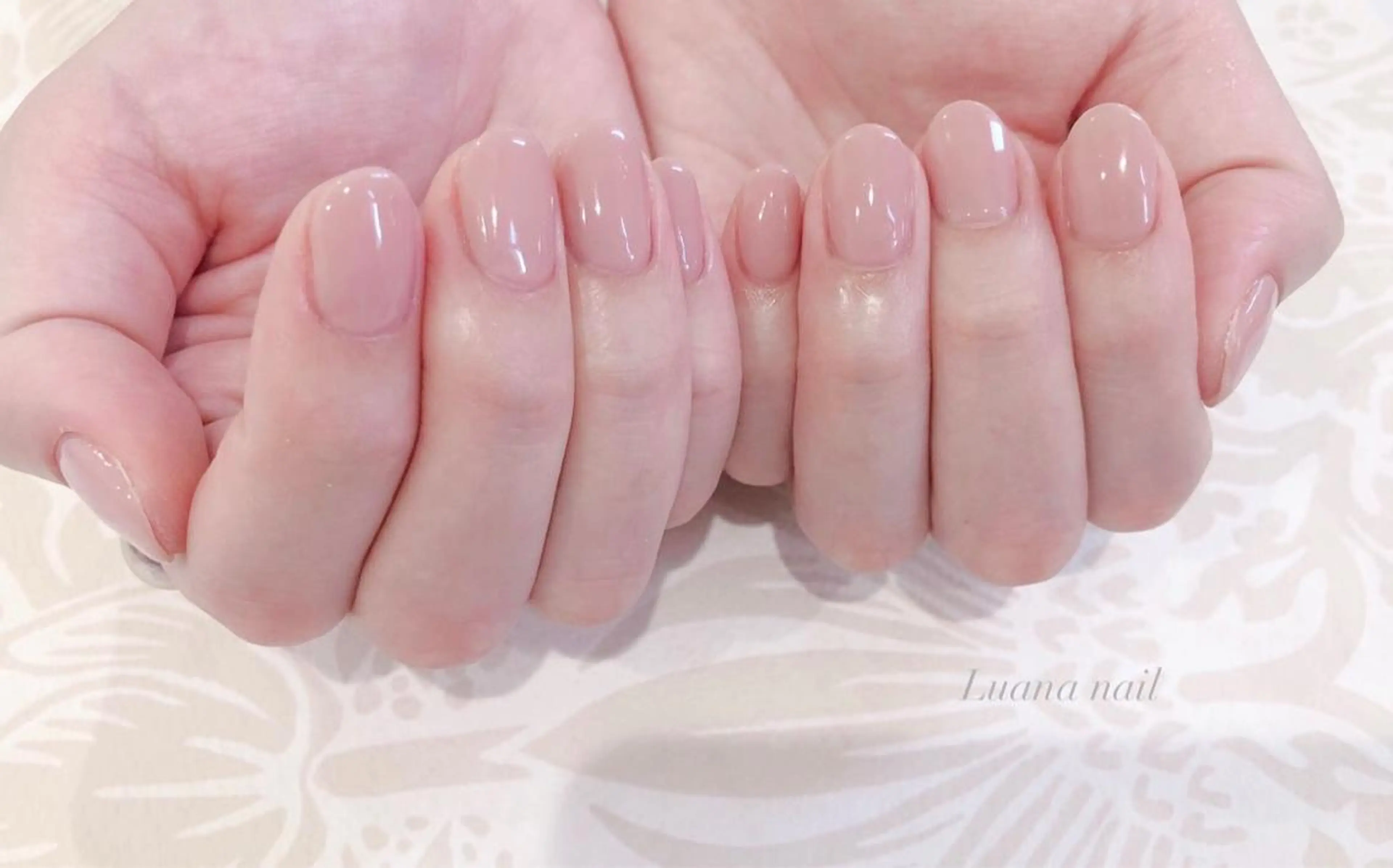 ショート キッズ ネイル ジェルネイル オフィスネイル パラジェル シンプルネイル ブライダルネイル Luana nail (ルアナネイル)のネイルデザイン