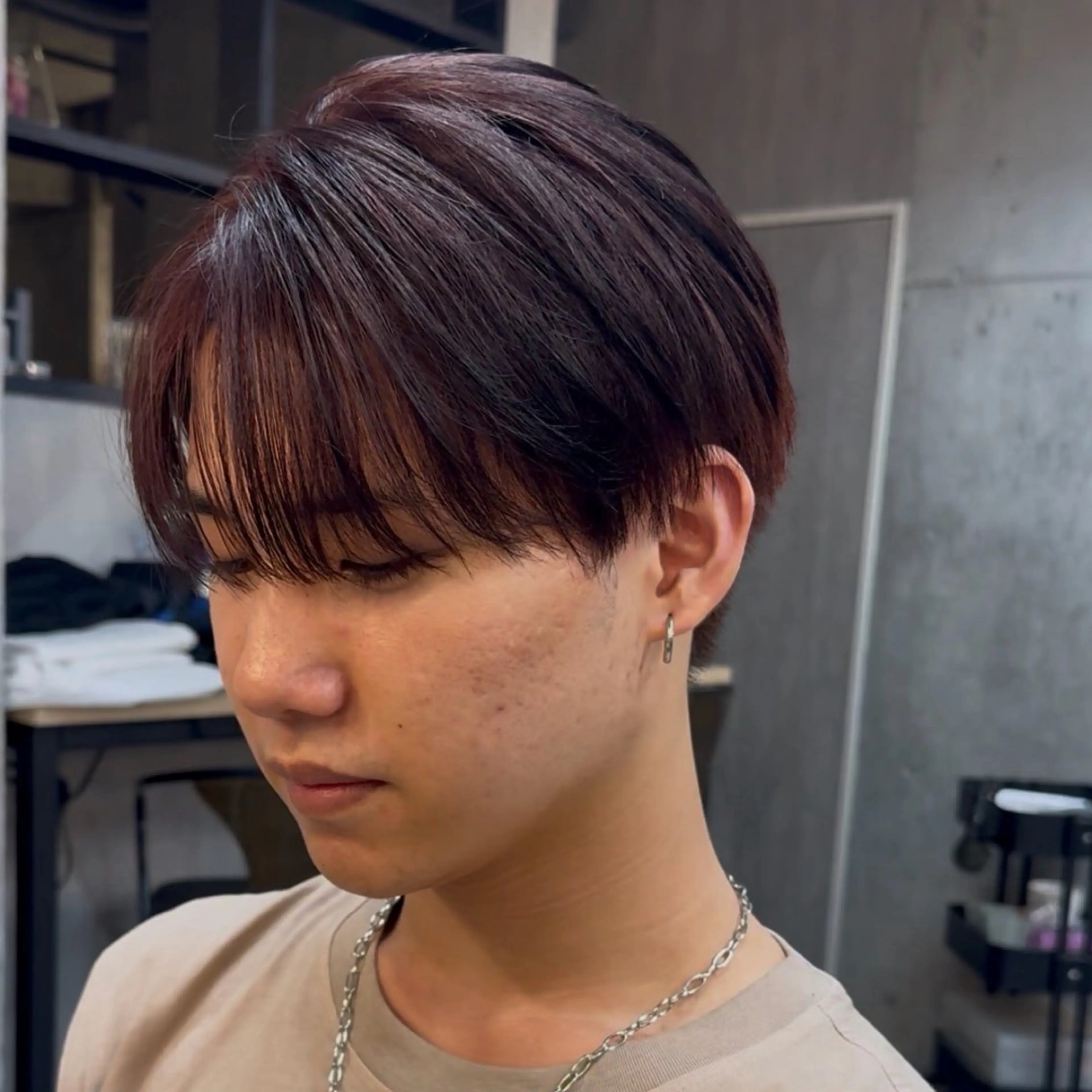 カラー メンズ カット ヘアカラー ‎🤍モテ/メンズ KEISHO🩶のヘアスタイル