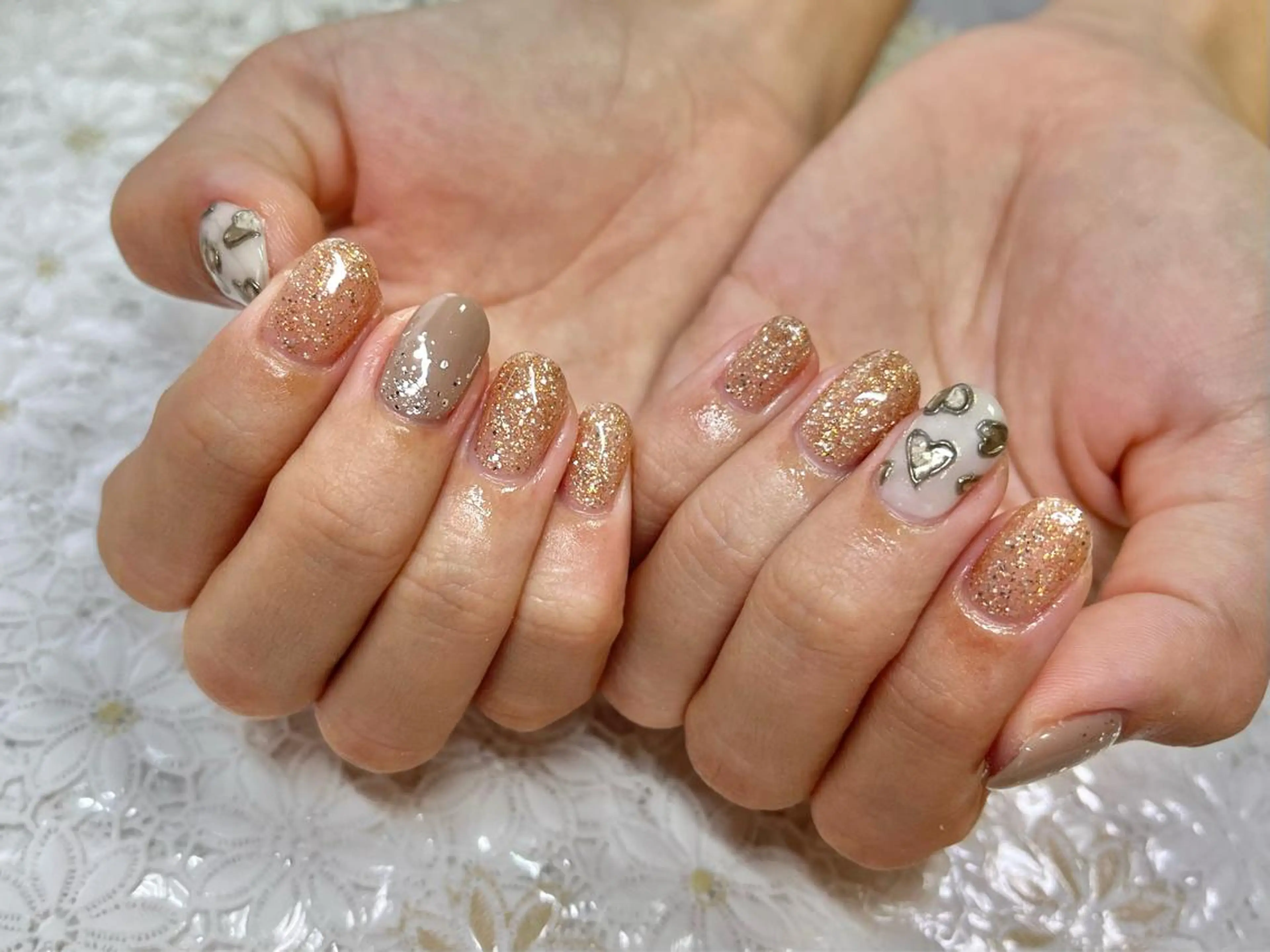 ネイル ジェルネイル 韓国ネイル パラジェル ハンドネイル nails' it...のネイルデザイン