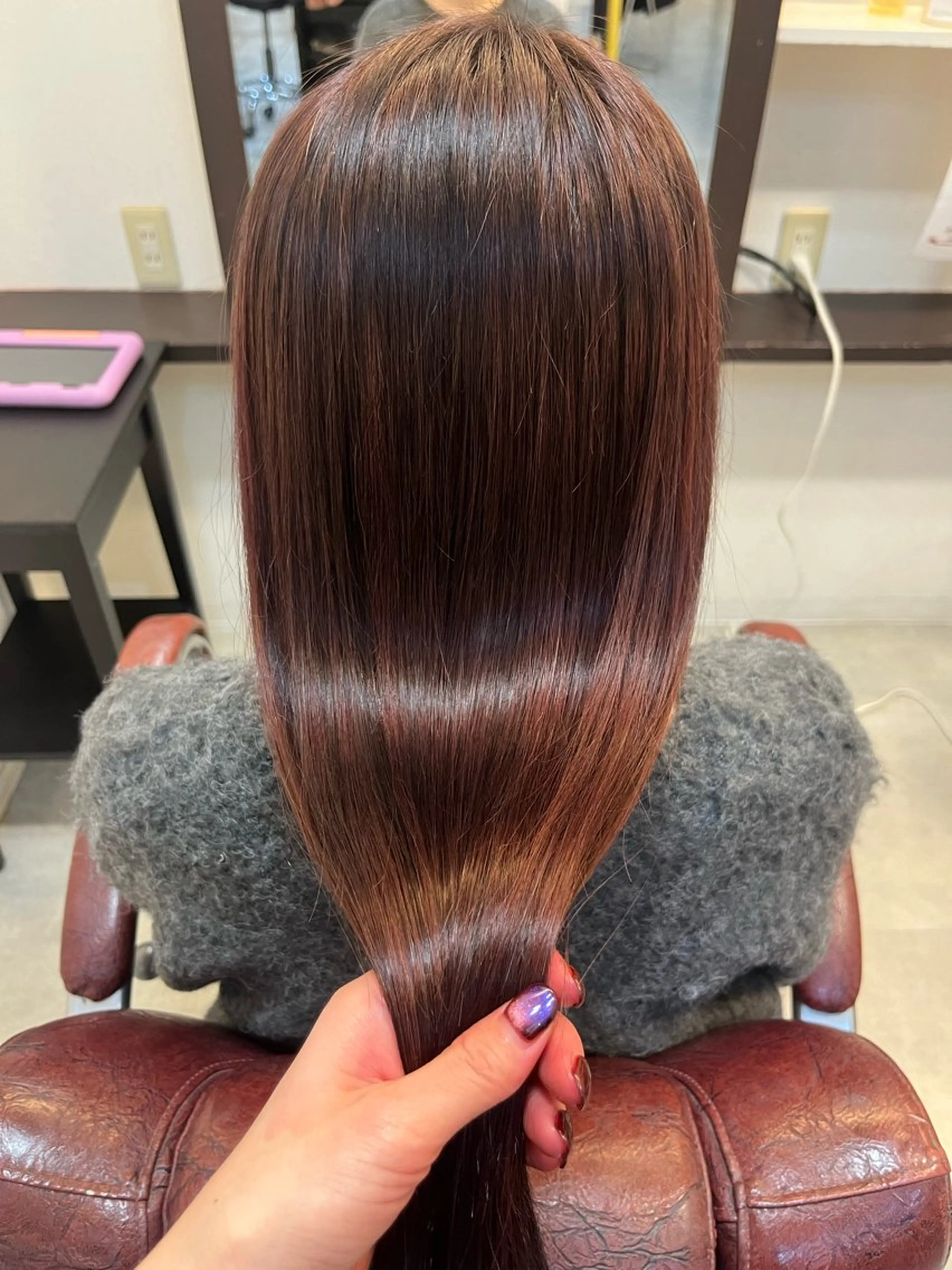 カラー 立道 樹奈のヘアスタイル