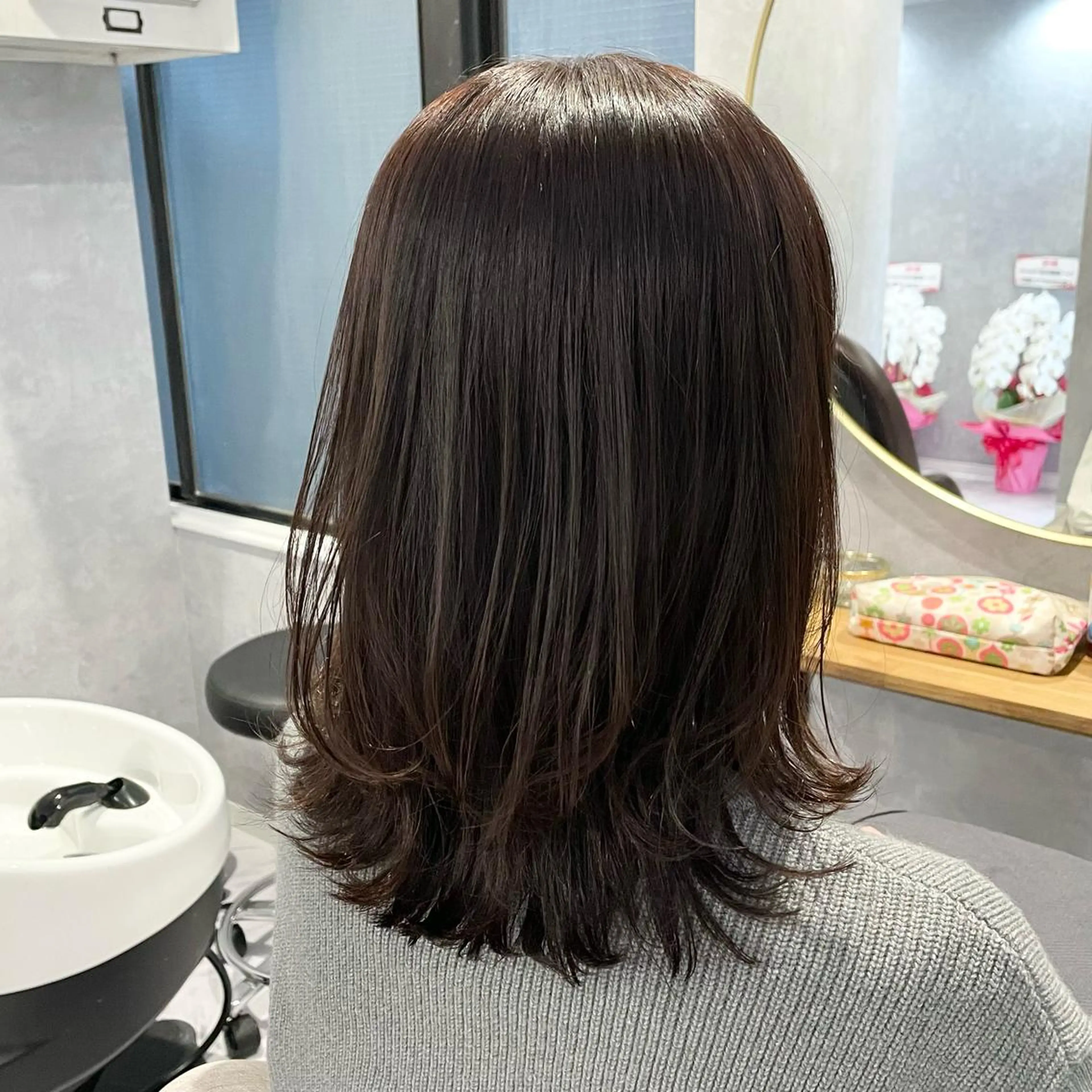 ミディアム カラー 髪質改善💍 natsukiのヘアスタイル