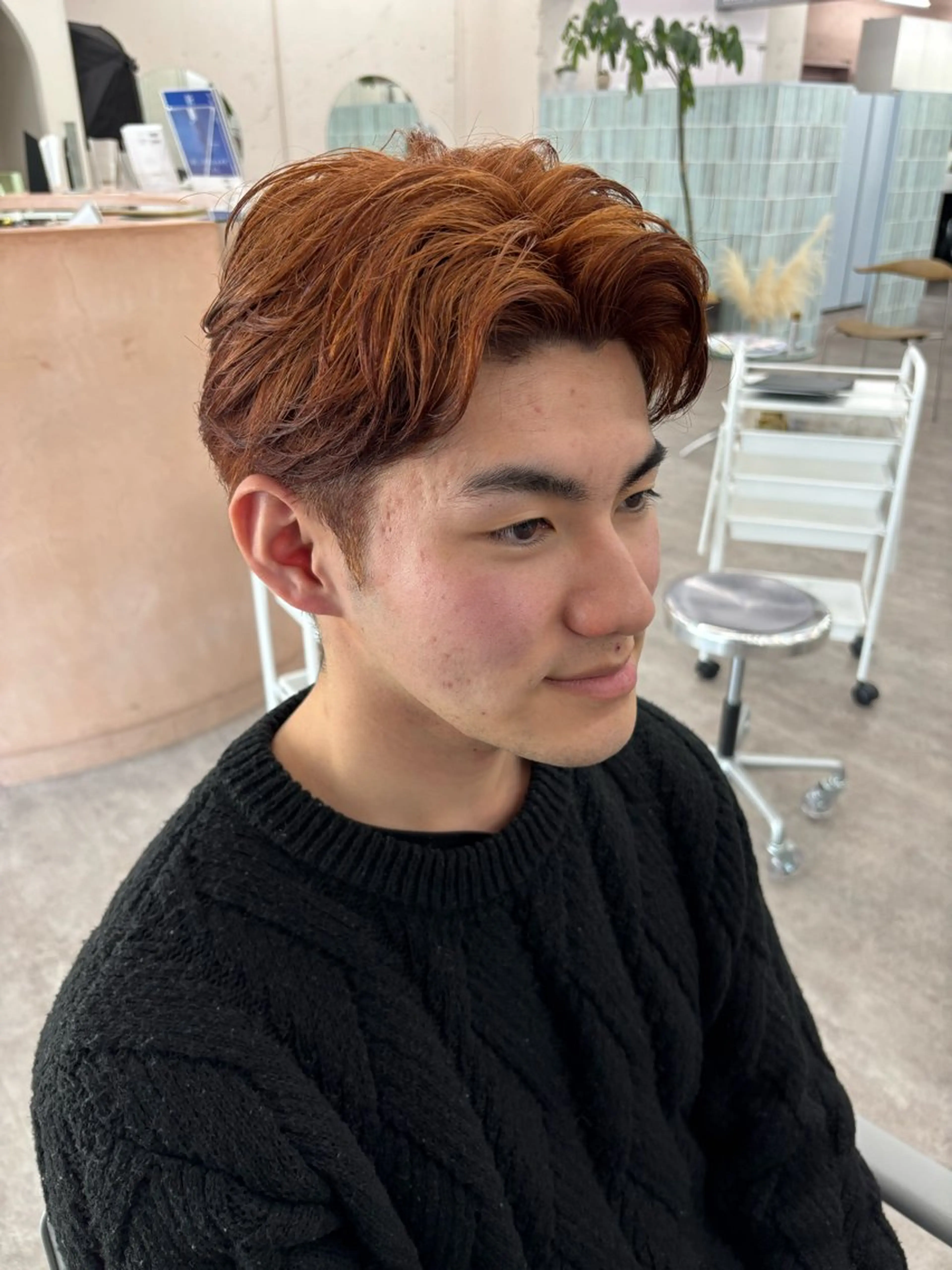 カラー メンズ ヘアカラー 加藤 寿輝斗のヘアスタイル