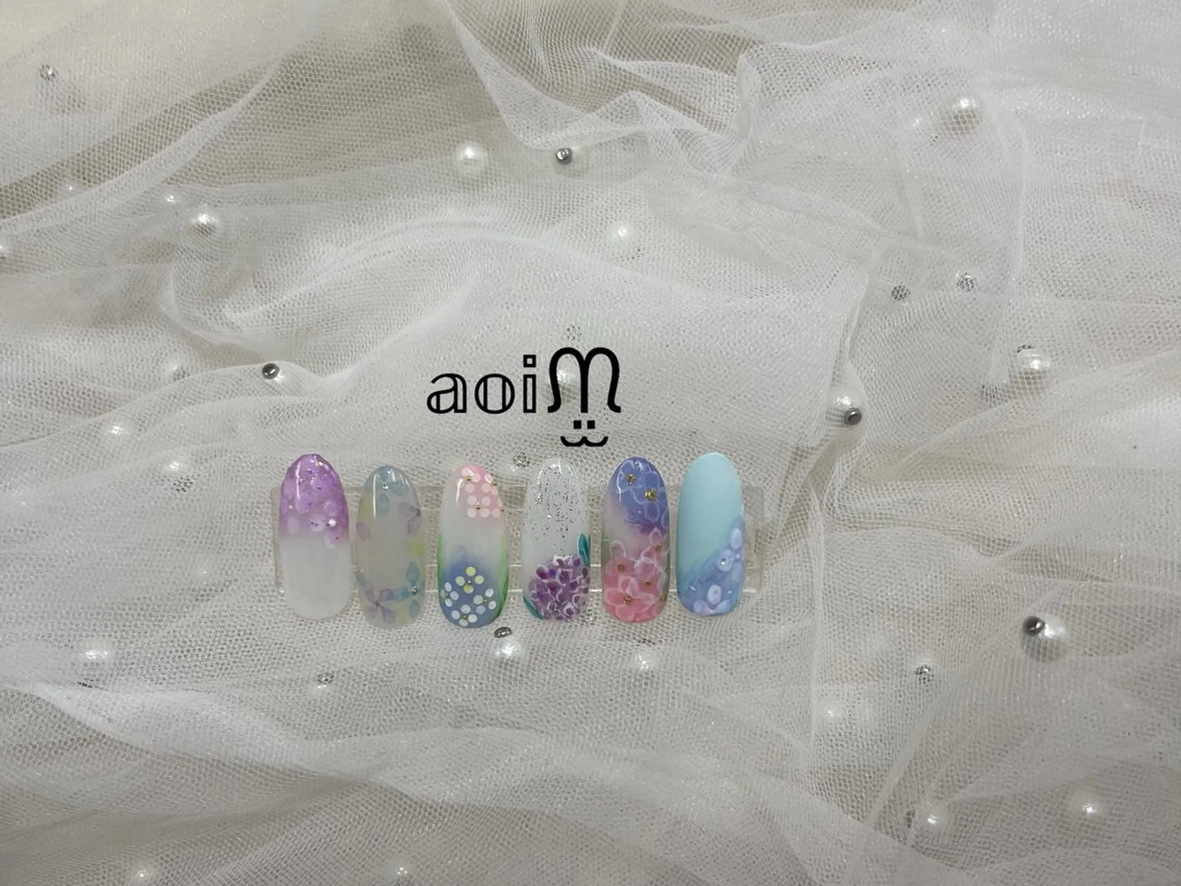 ネイル 葵うさぎ AIのネイルデザイン