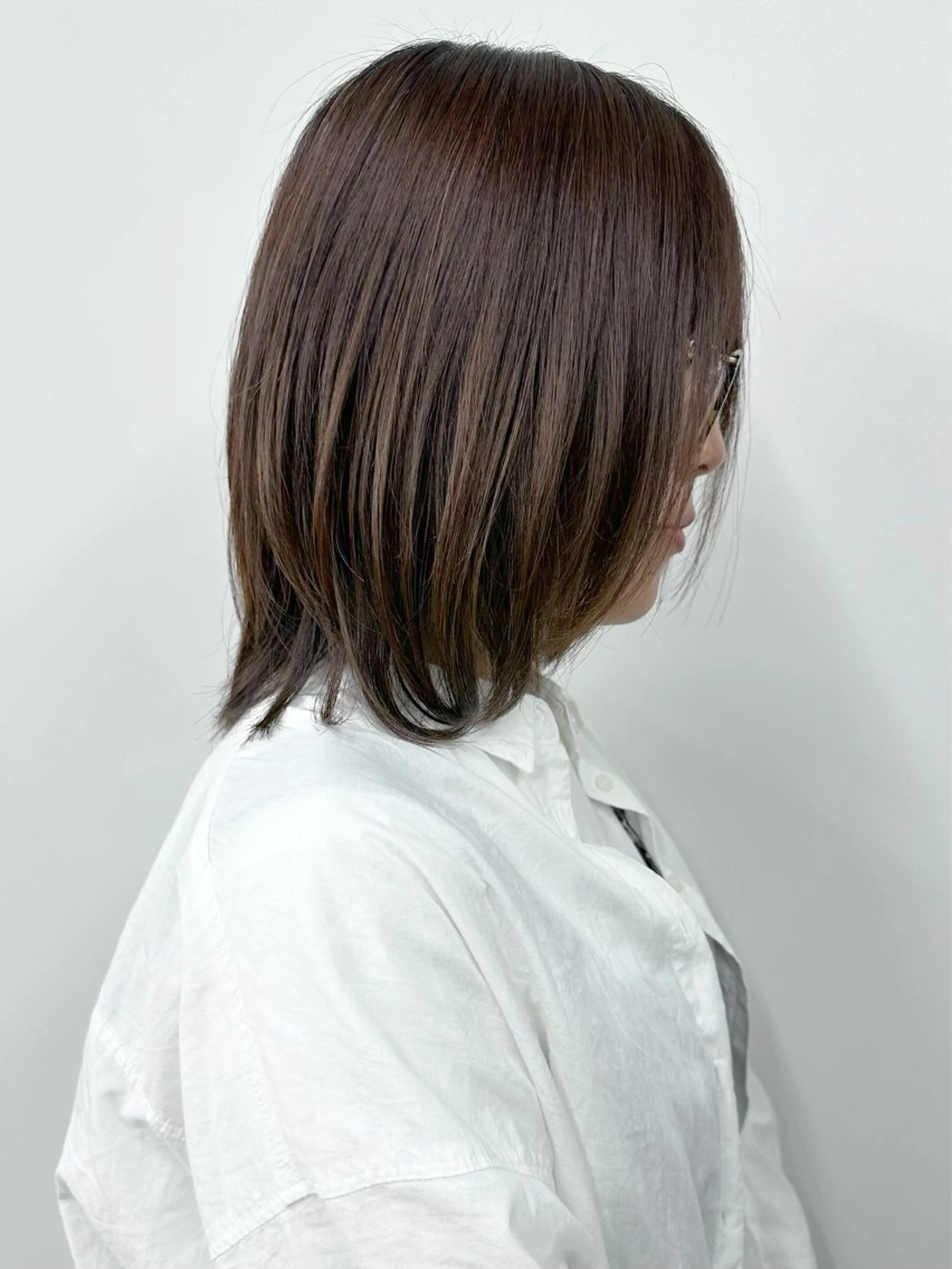 ミディアム カット ヘッドスパ ボブ/ゆるふわ ボブパーマ/とういのヘアスタイル