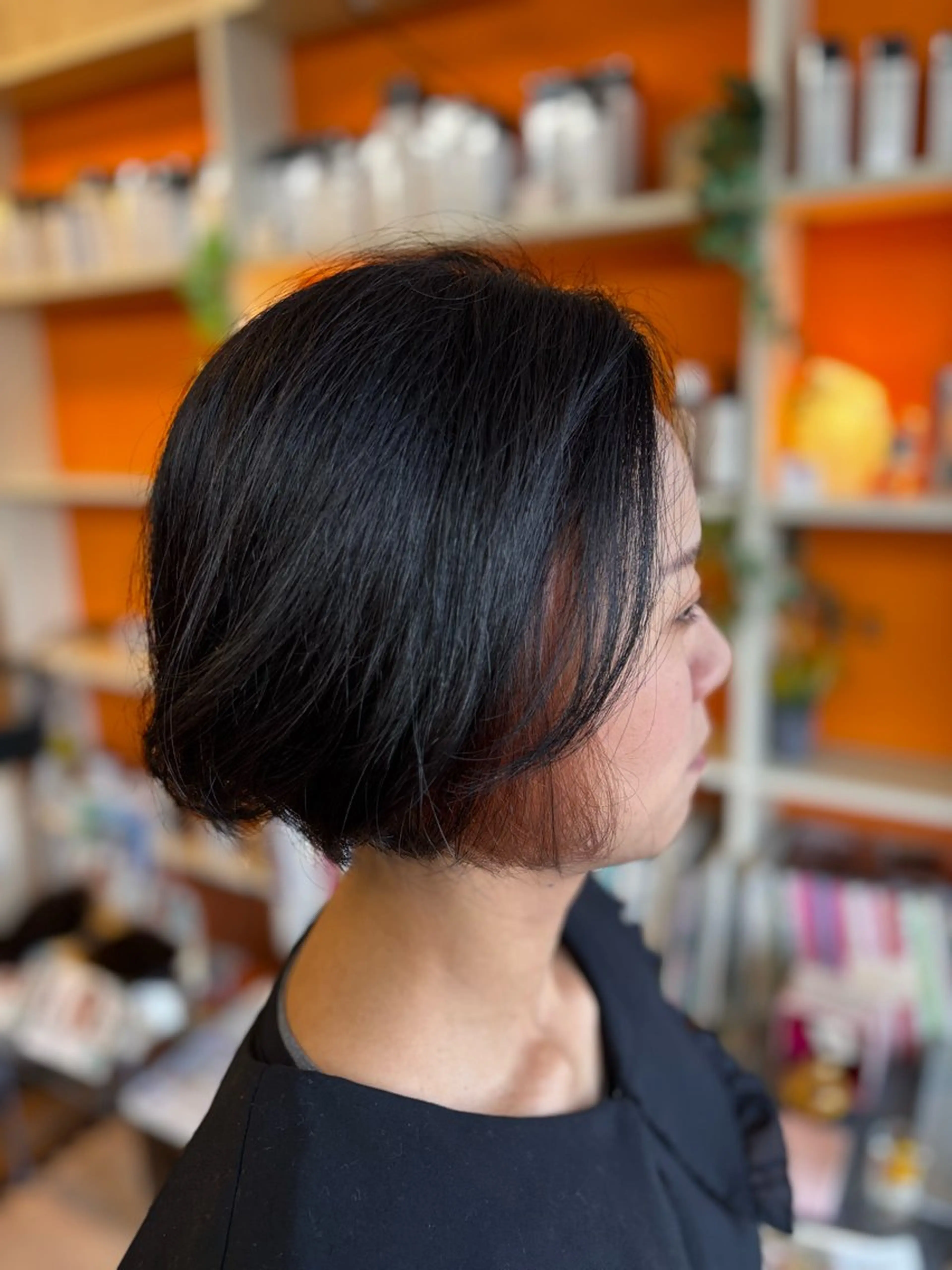 ロング ケアカラー 髪質改善 縮毛矯正 中山 正洋のヘアスタイル