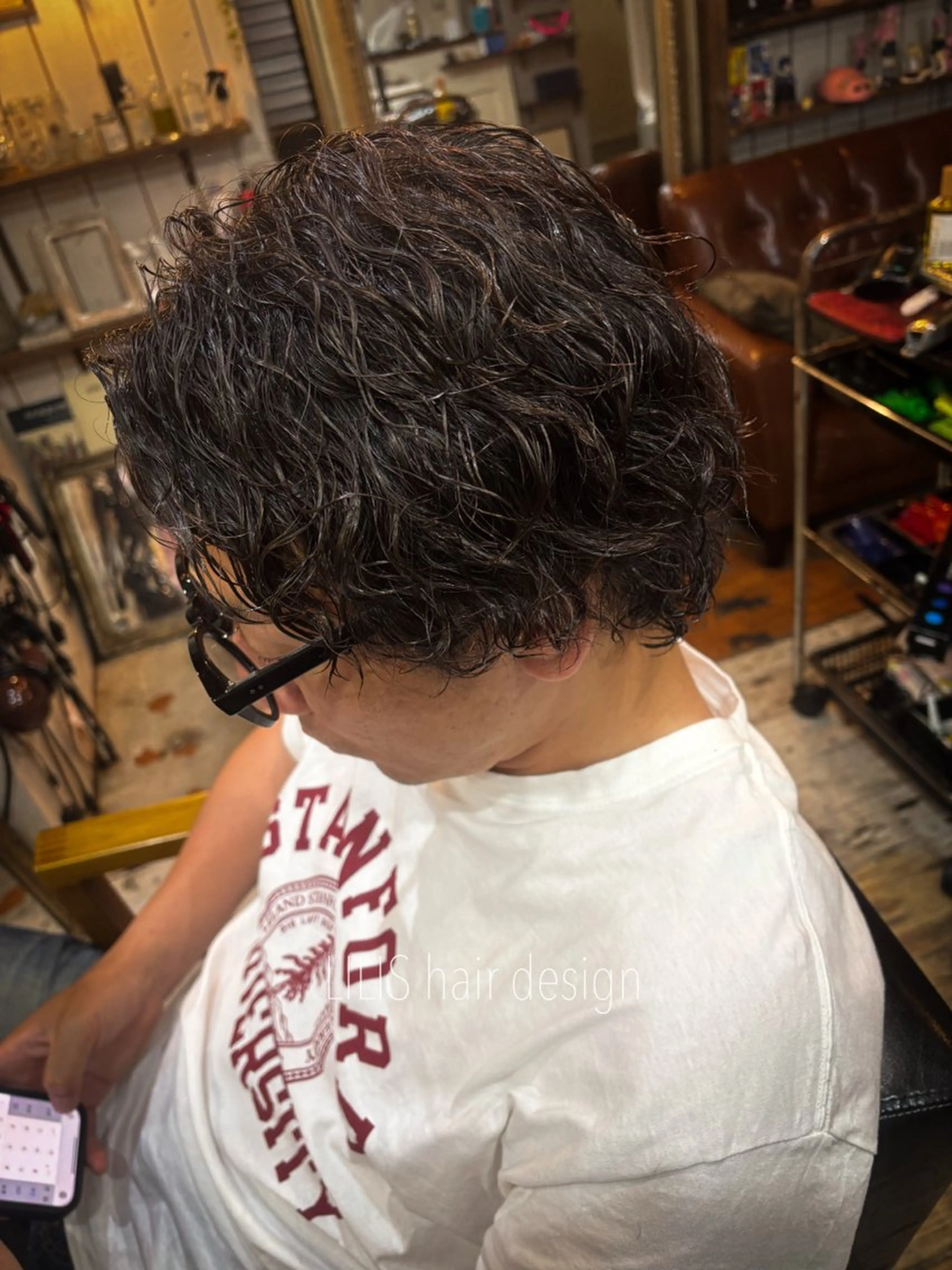 ショート パーマ メンズ LILIS hair designのヘアスタイル