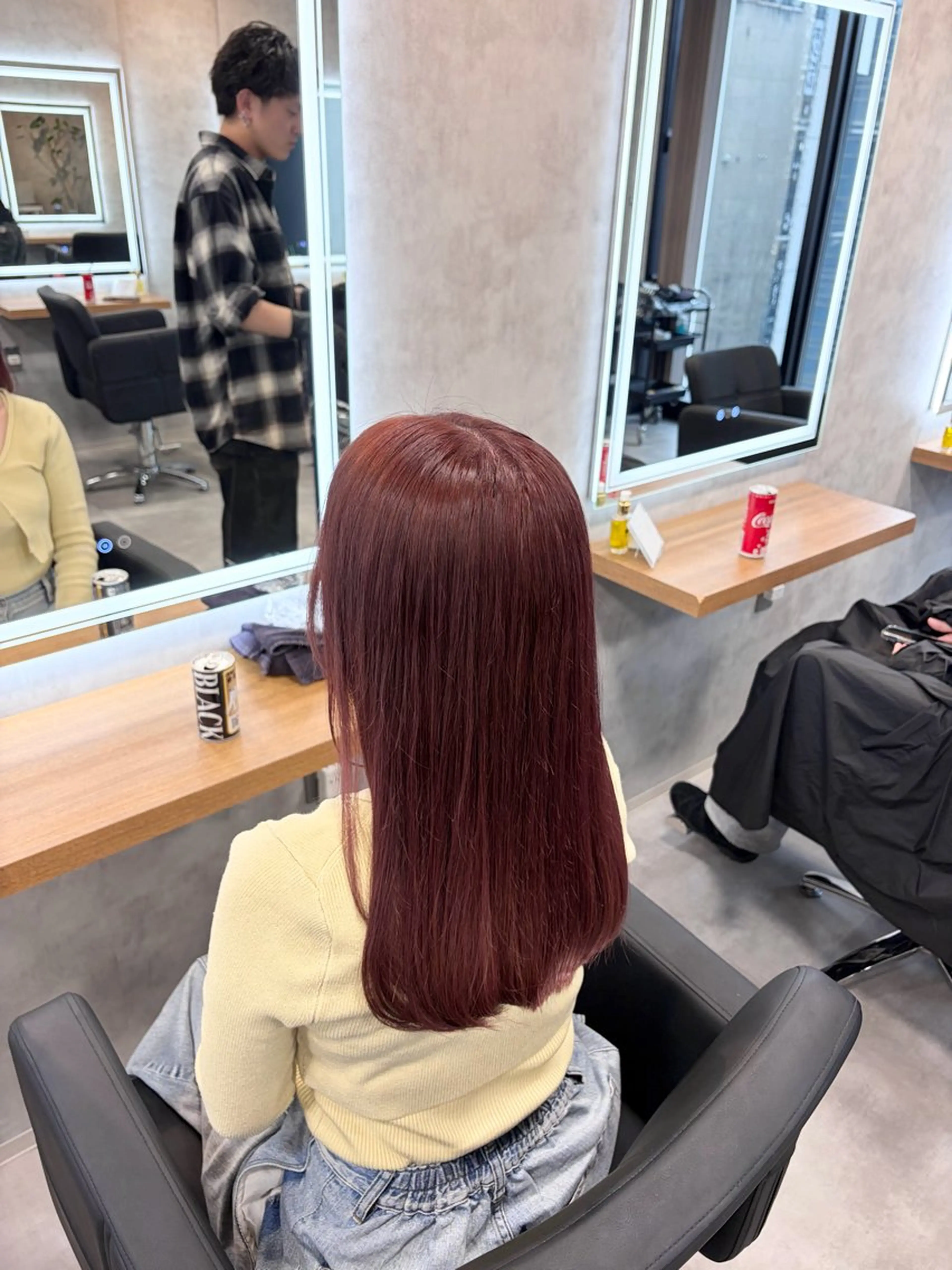 ロング ヘアカラー ヘアセット 透明感/韓国風 RENA🤎のヘアスタイル