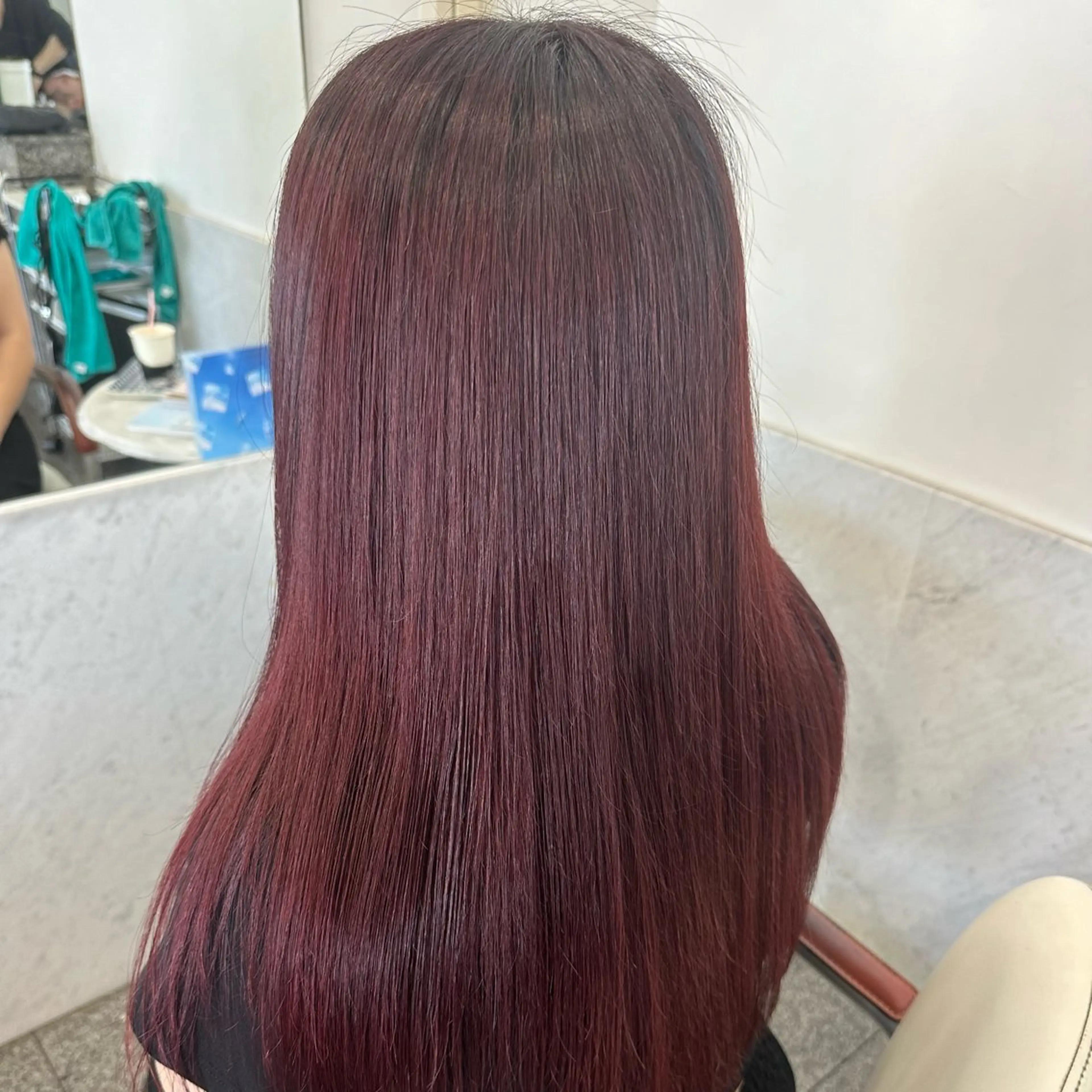 カラー ヘアカラー 町田 里奈のヘアスタイル