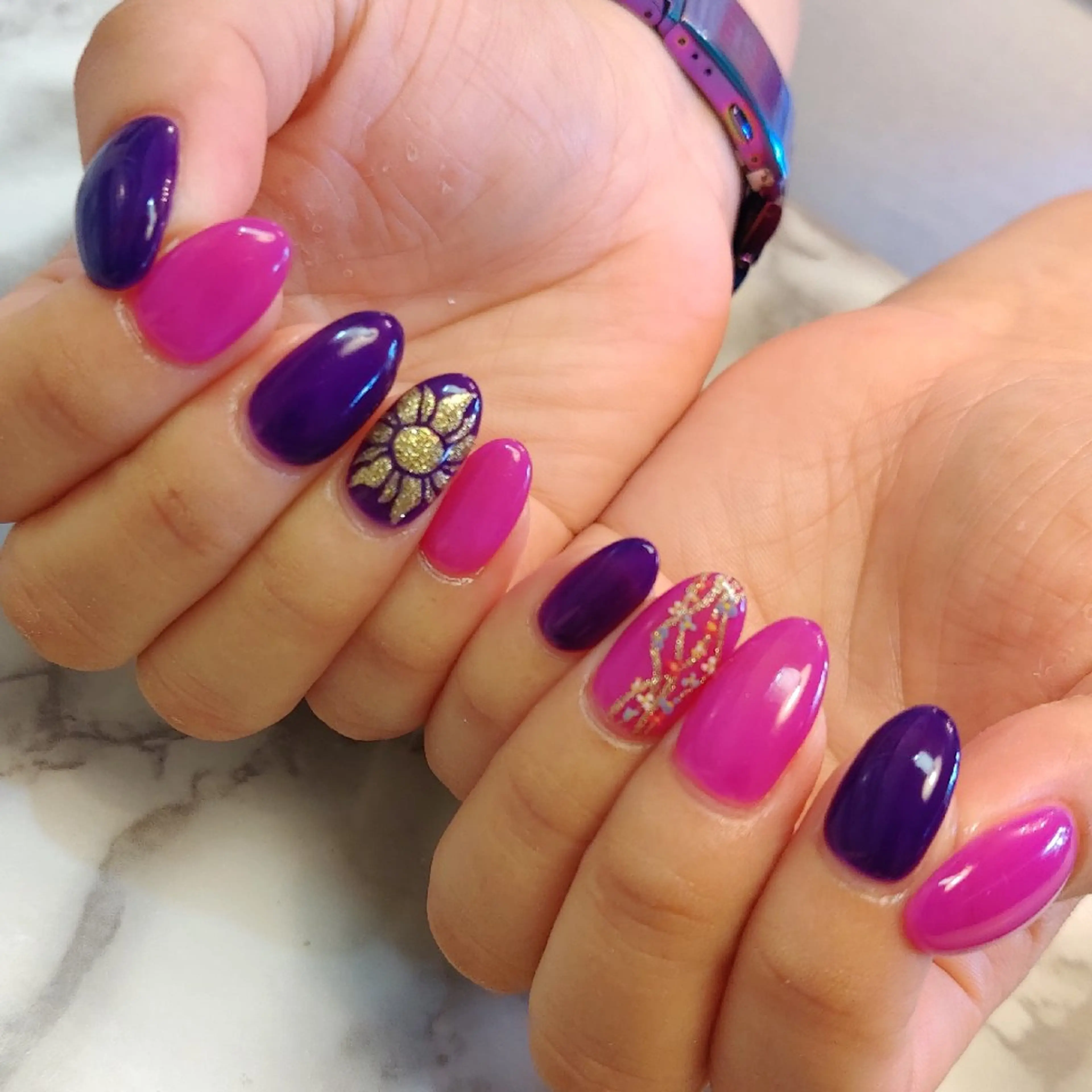 ネイル ジェヌインネイル 河内のネイルデザイン