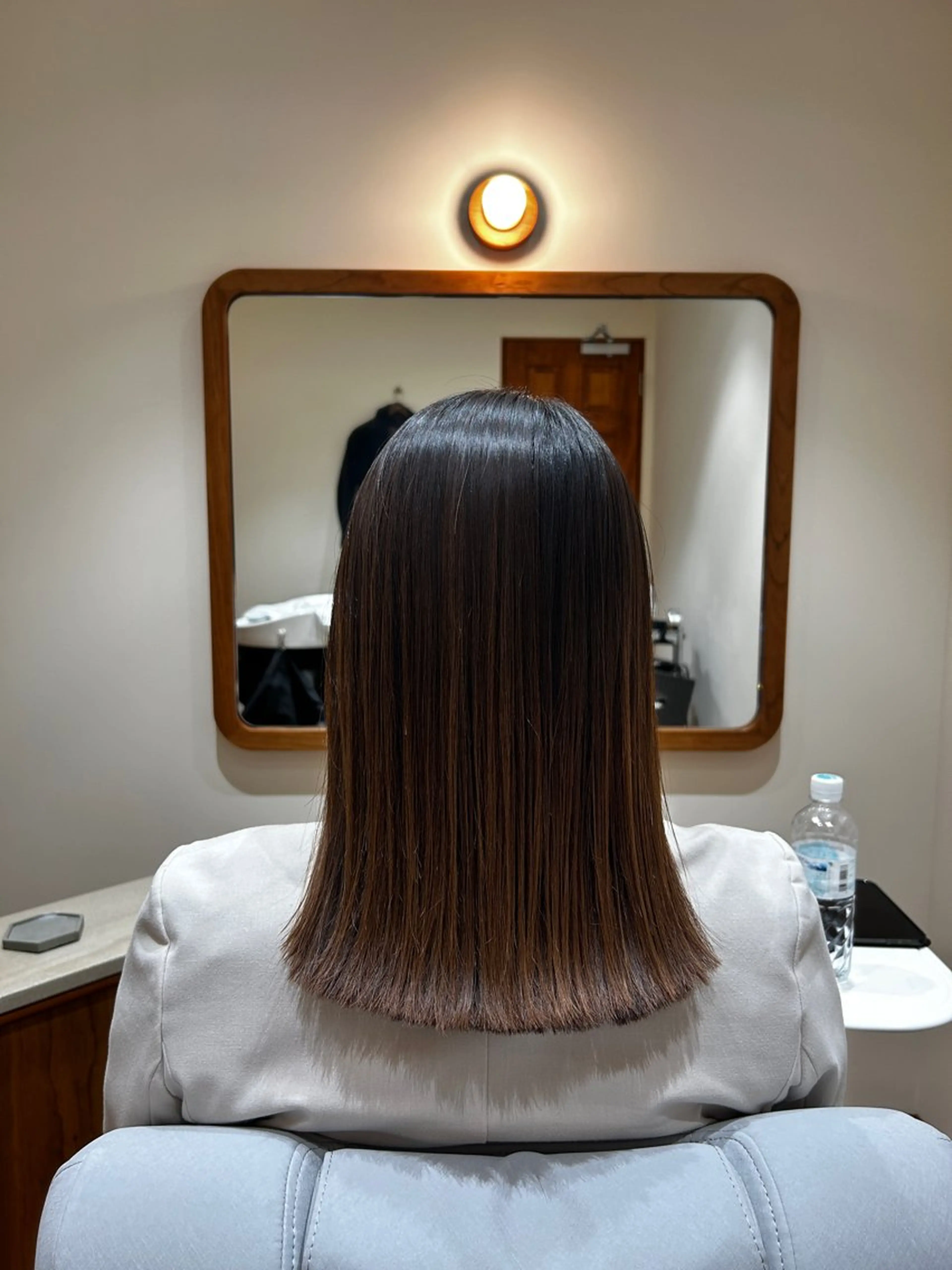 ミディアム 酸性ストレート シブキ ショーゴのヘアスタイル