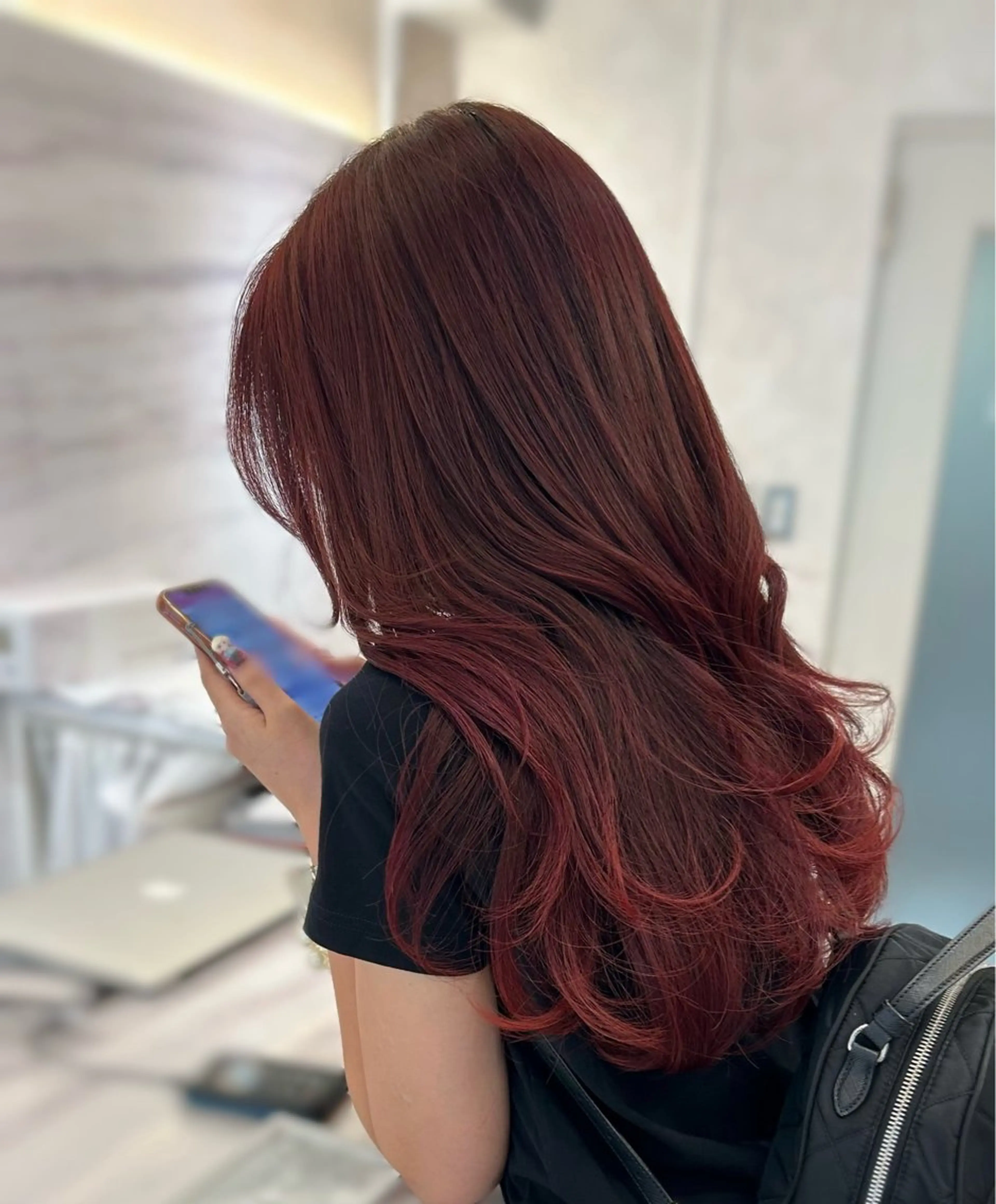 ロング カラー カット ヘアカラー トリートメント 髪質改善支持率 NO.1/韓国風💎のヘアスタイル