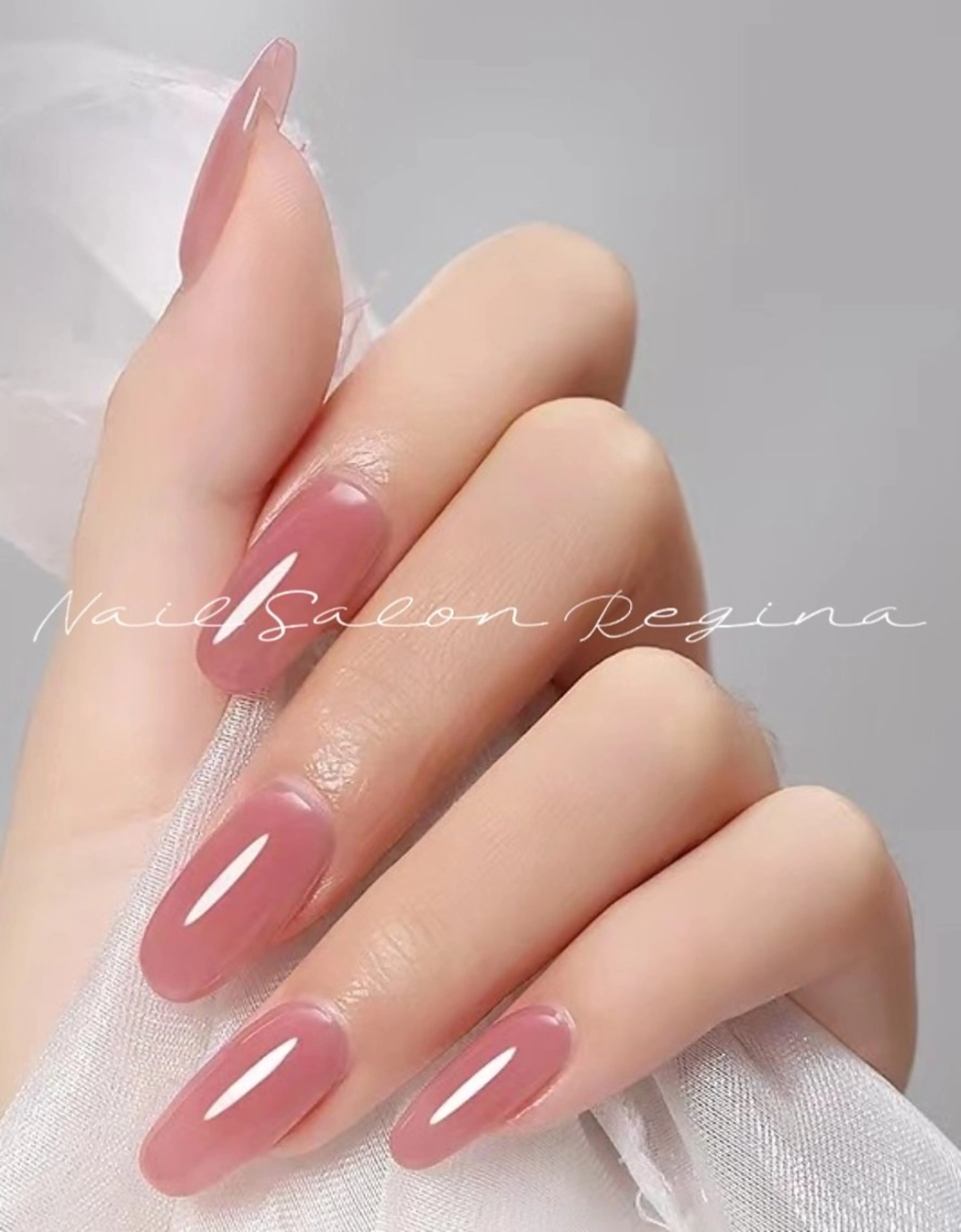 【minimo限定　自爪HAND】ちゅるん♪ ワンカラー・ラメグラデーション ￥6,000→￥4,500の写真