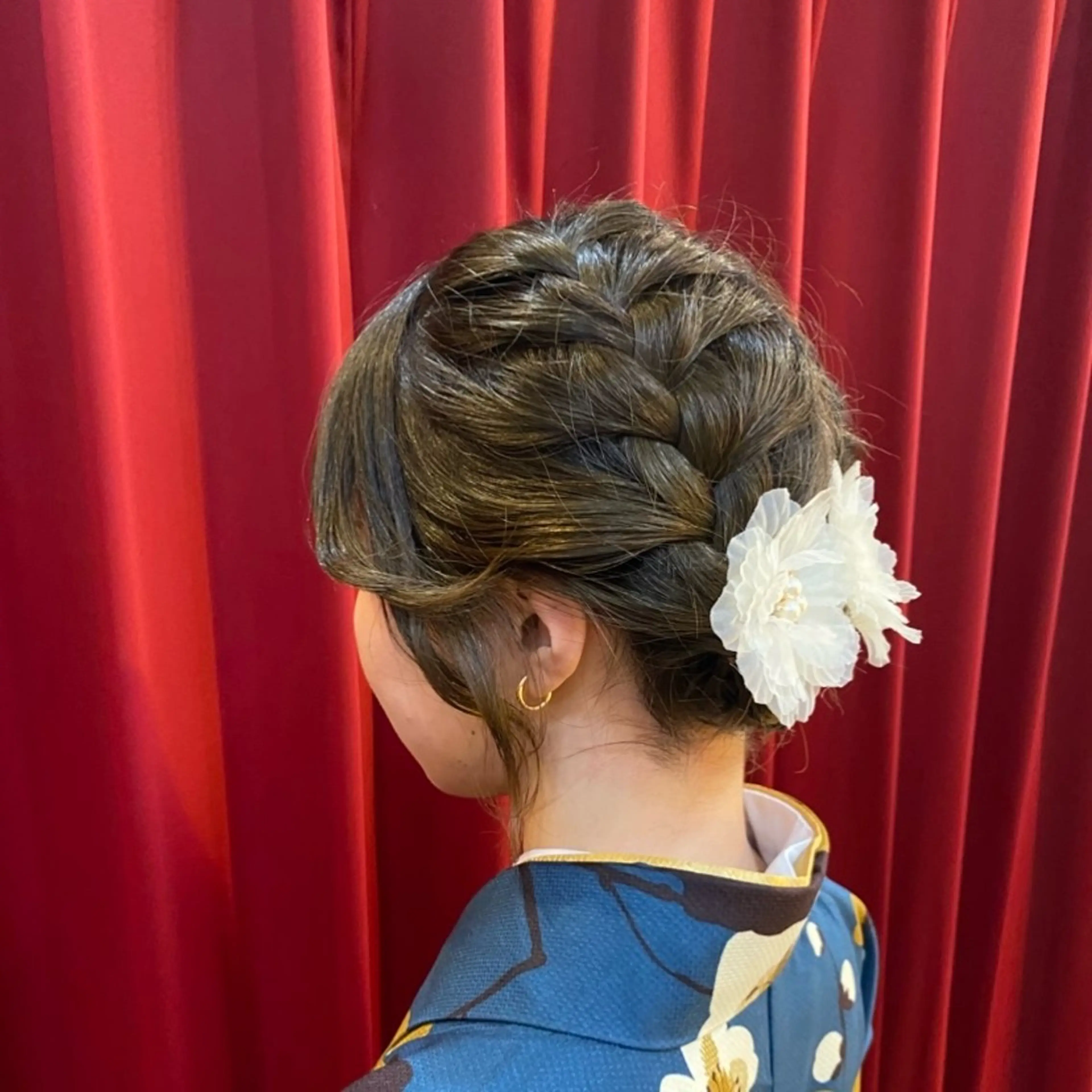 ヘアアレンジ 卒業式のヘアスタイル 香取 里実のヘアスタイル