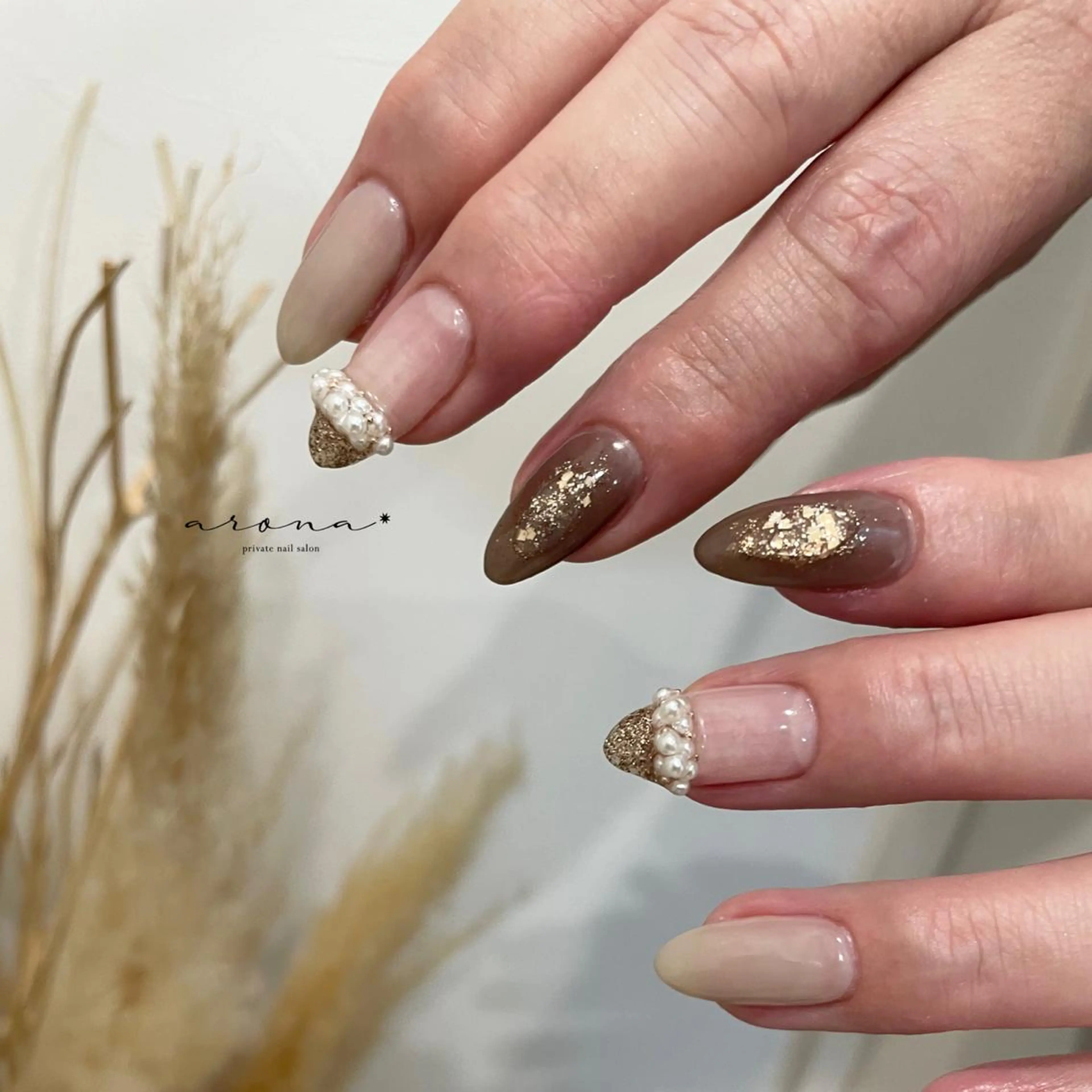 ネイル アートネイル ハンドネイル nail salon ✷aronaのネイルデザイン