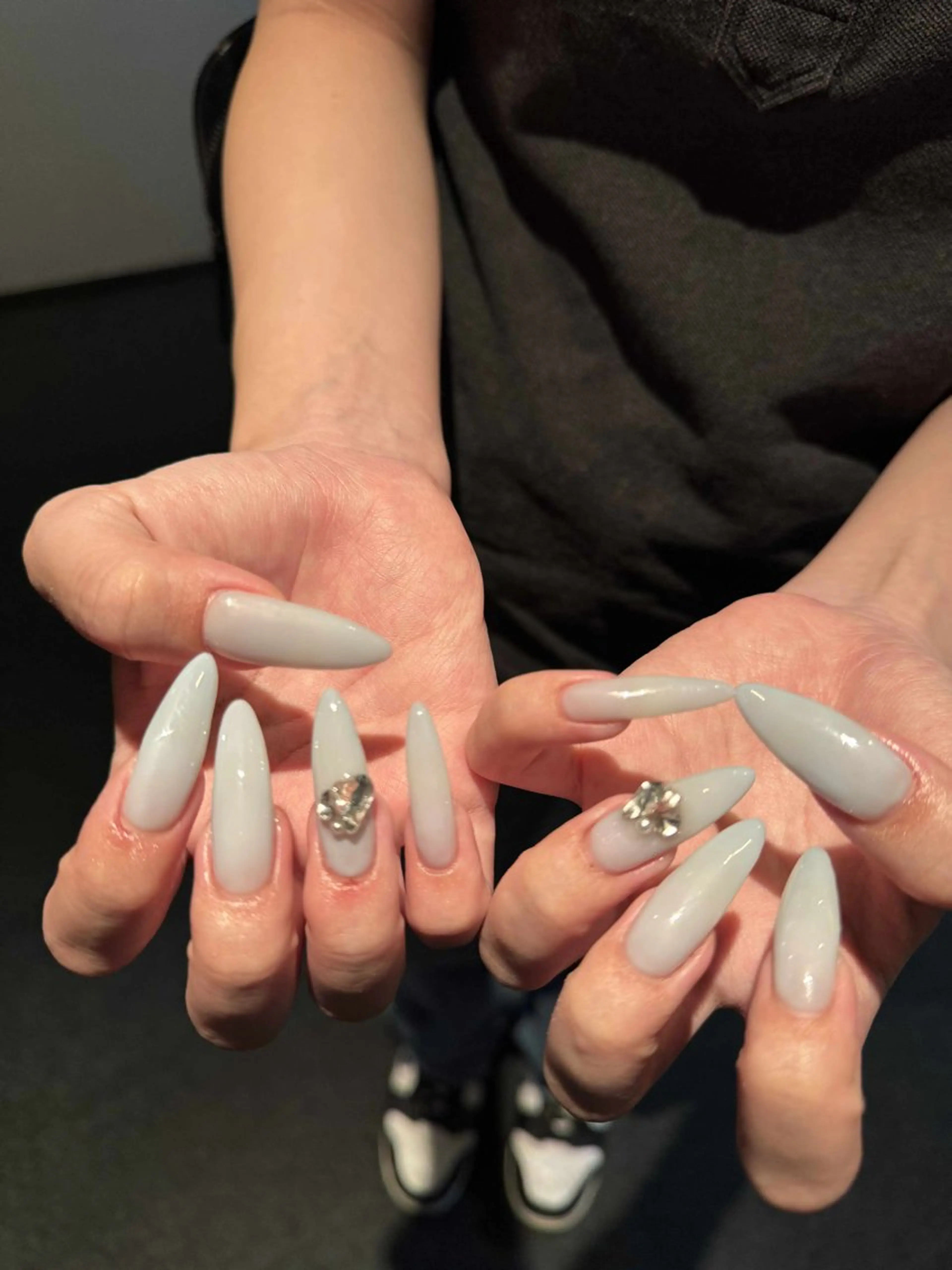 ネイル グラデーション ラメ(グリッター) マグネットネイル ミラーネイル ニュアンスネイル ハンドネイル Lumi de nailsのネイルデザイン