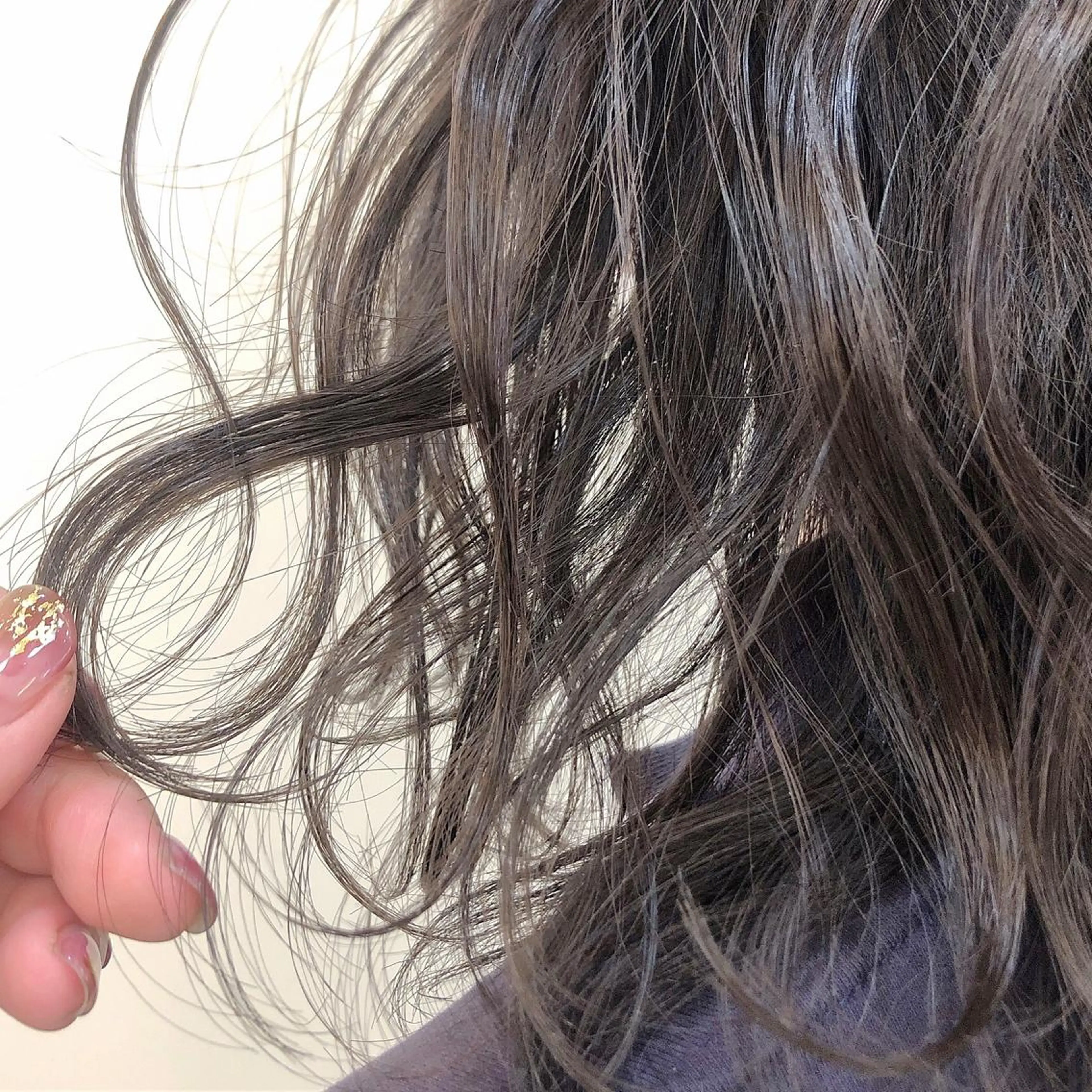 ミディアム カラー カシス グレージュ ピンクカラー これた🧸ヘアメ職人 ♡髪質改善♡カラーのヘアスタイル