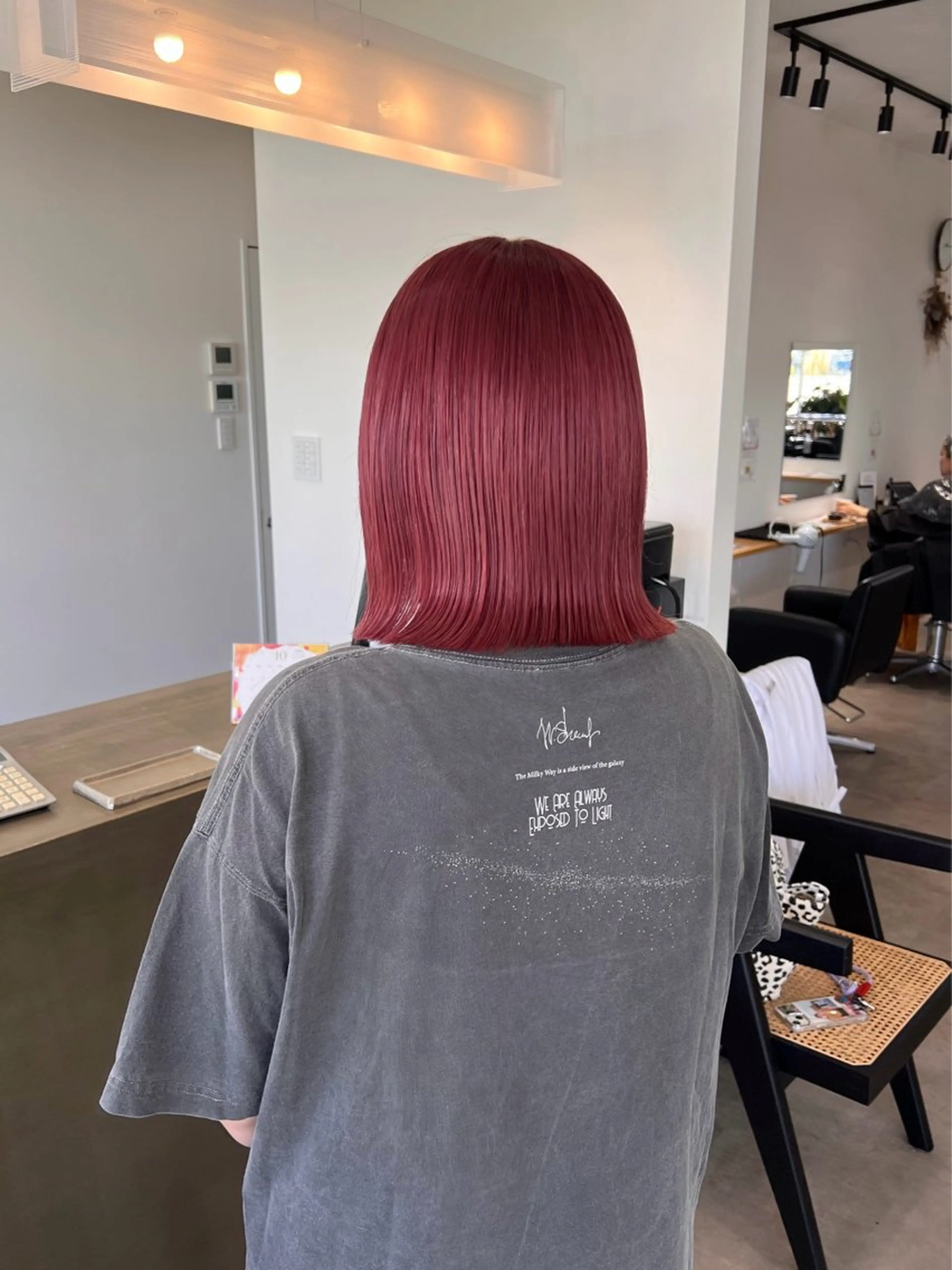 ショート 切りっぱなしボブ 👩🏼ミニボブのヘアスタイル