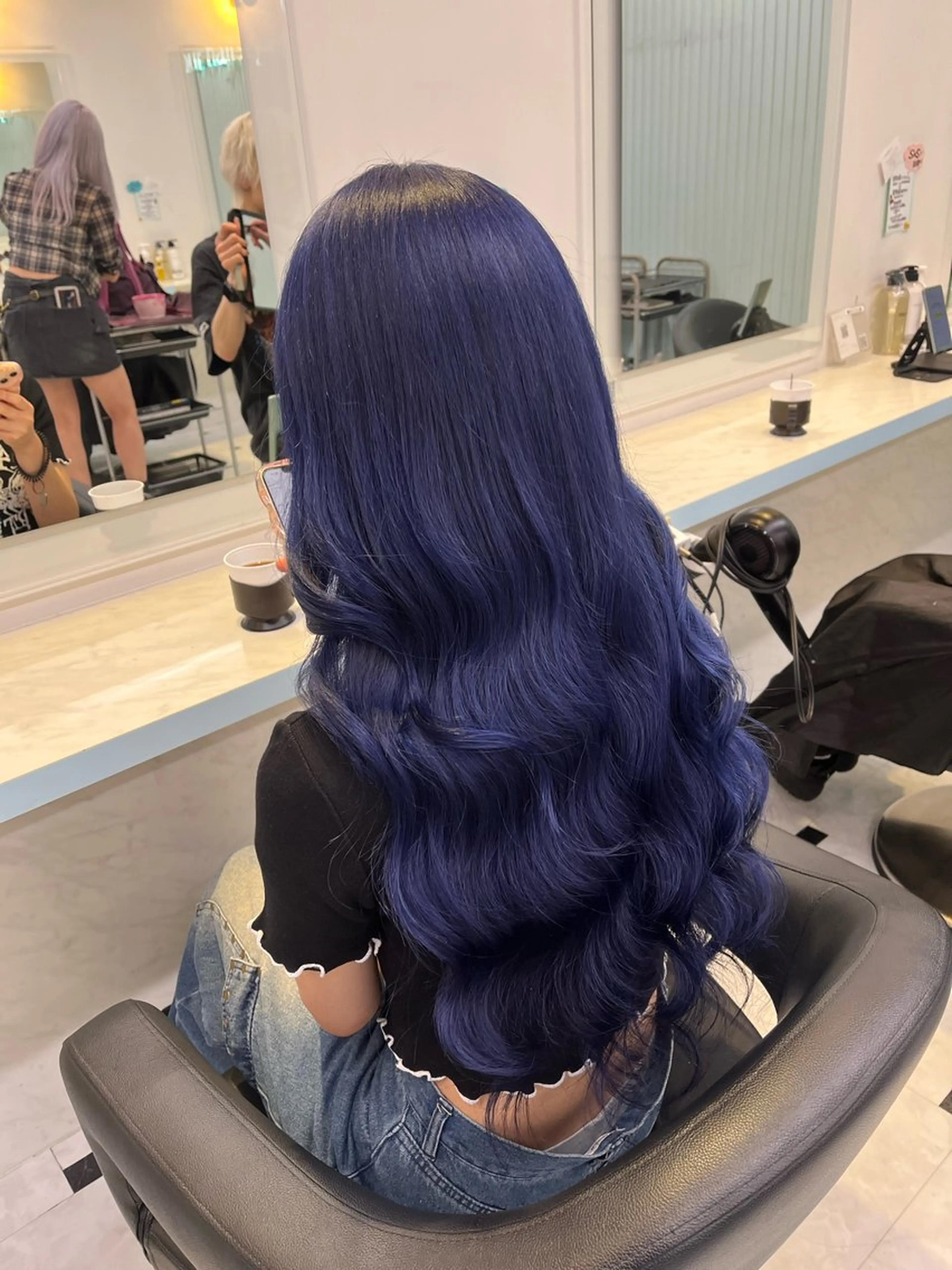 ロング カラー ヘアカラー トリートメント ブリーチカラー 🩵MIZUKIのヘアスタイル