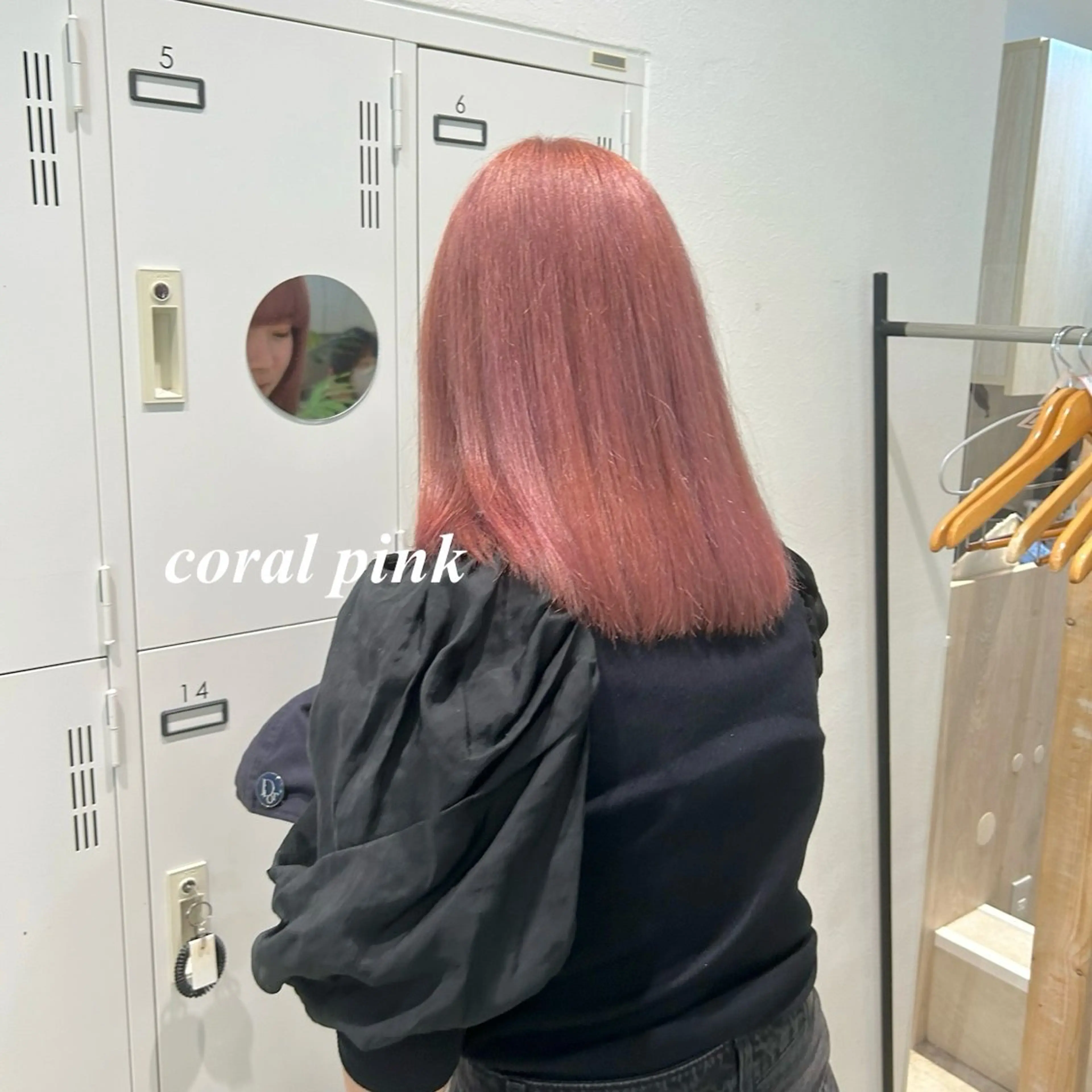 セミロング カラー ピンクカラー ヘアカラー ピンクカラー🎀/ ミルクティー🍼花音のヘアスタイル