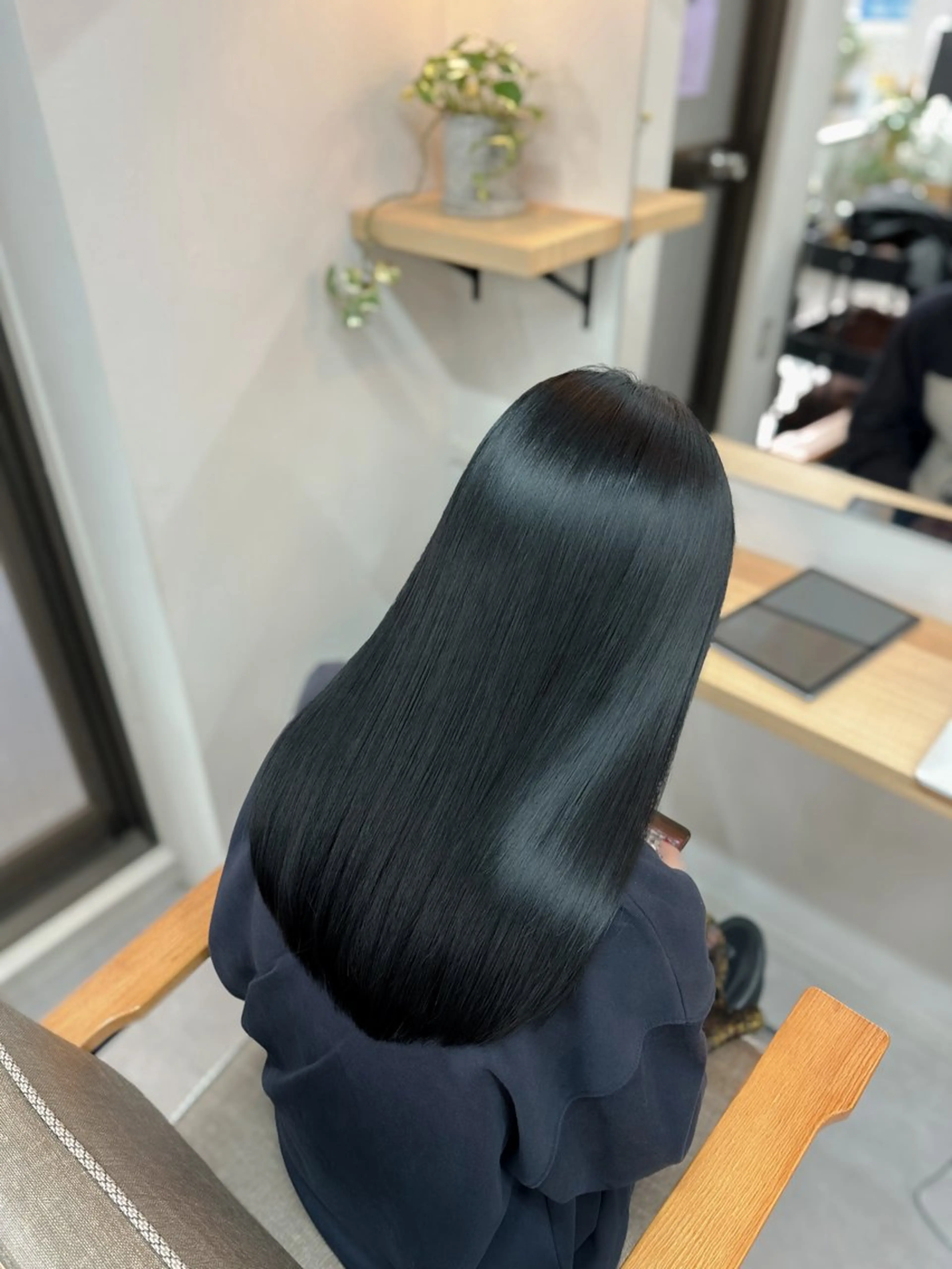 ロング 髪質改善 トリートメント 髪質改善/ストレート 根上のヘアスタイル