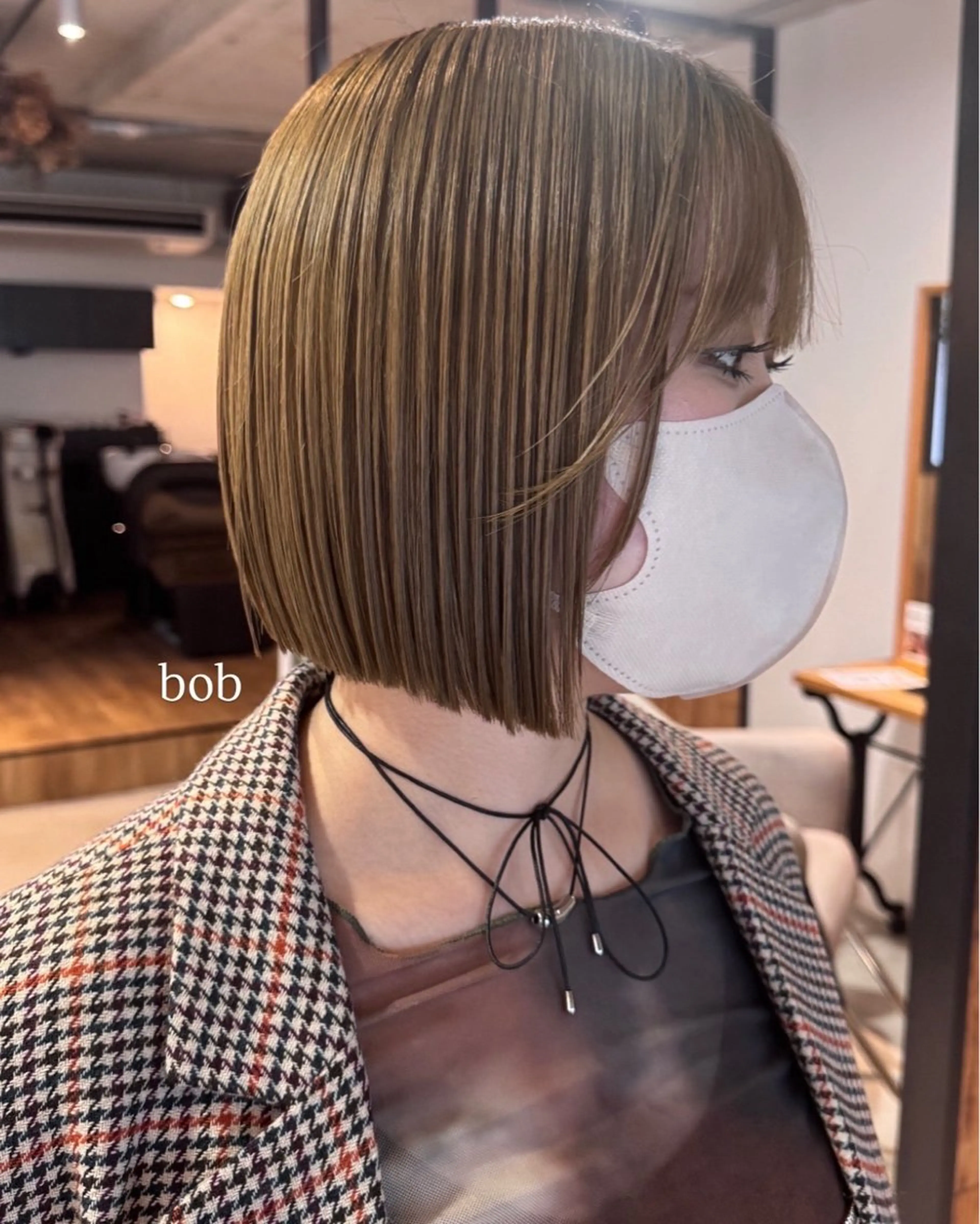 ショート saki/メンズパー マ・デザインカラーのヘアスタイル