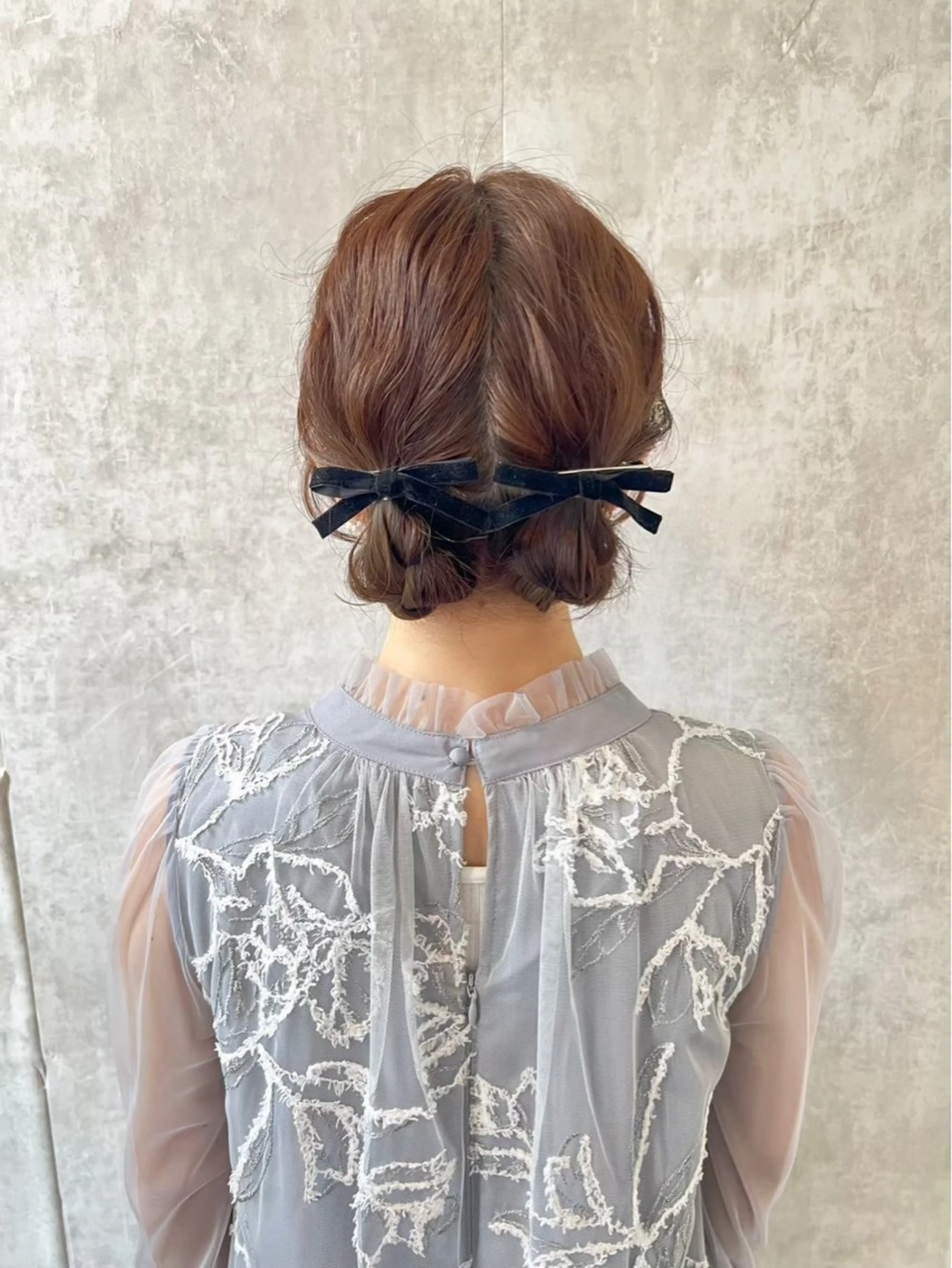 ヘアアレンジ 結婚式・ブライダル 🍑トレンドカラー 🍑横浜のヘアスタイル