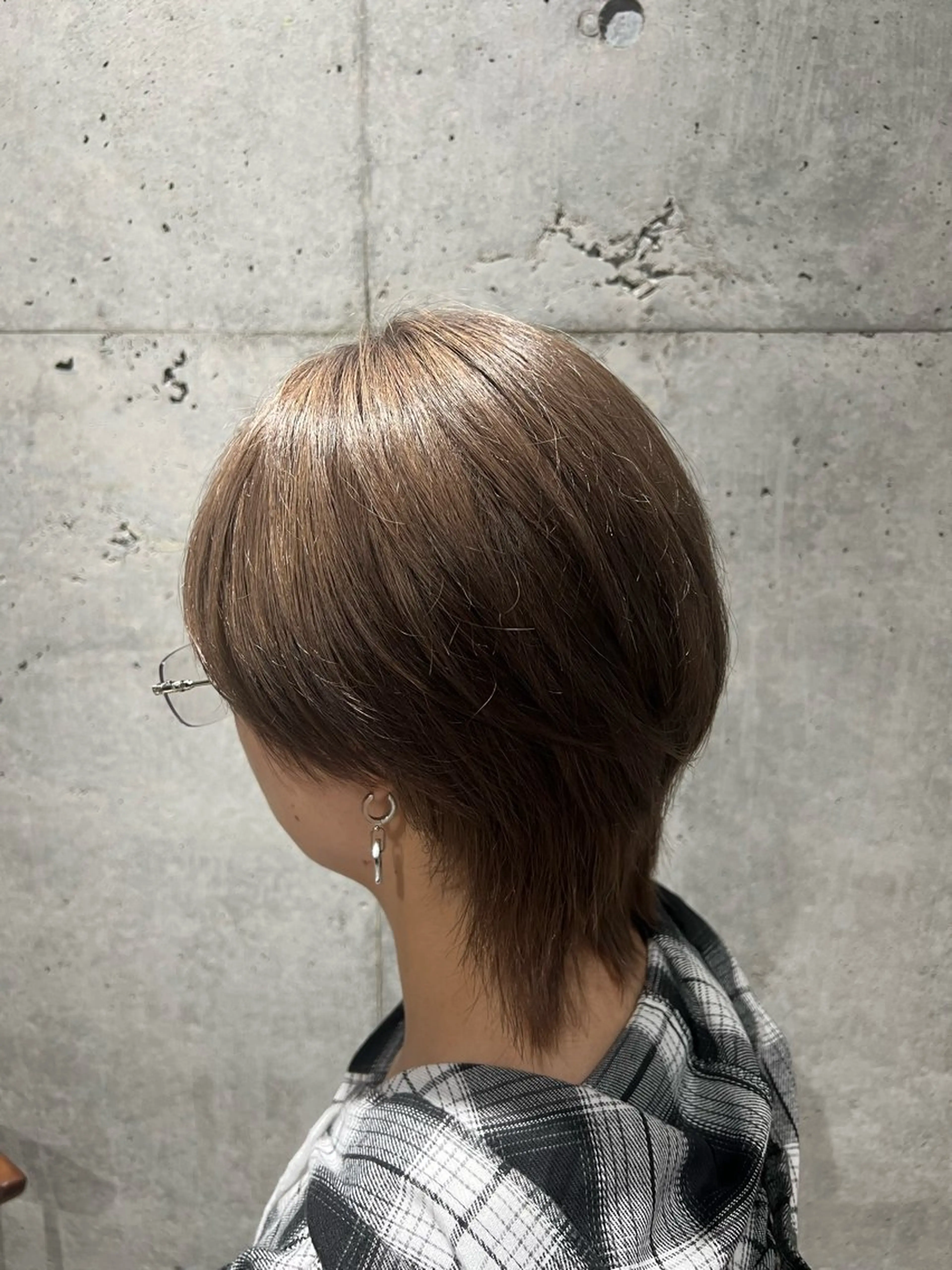 ショート 透明感カラー/ベージ ュ/HIKARU🌿のヘアスタイル